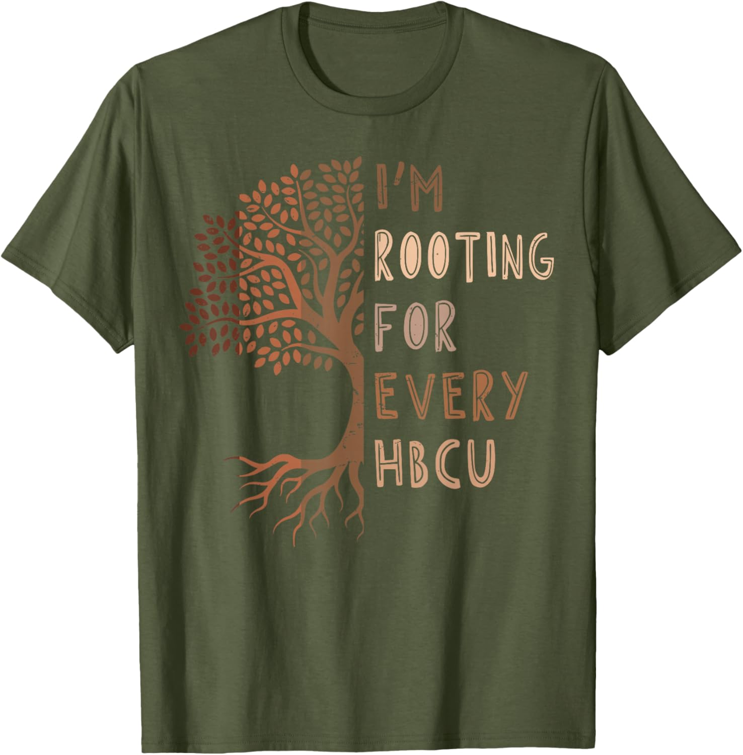 HBCU Black History Month I'm Rooting For Every HBCU T-Shirt for Proud Supporters - 12