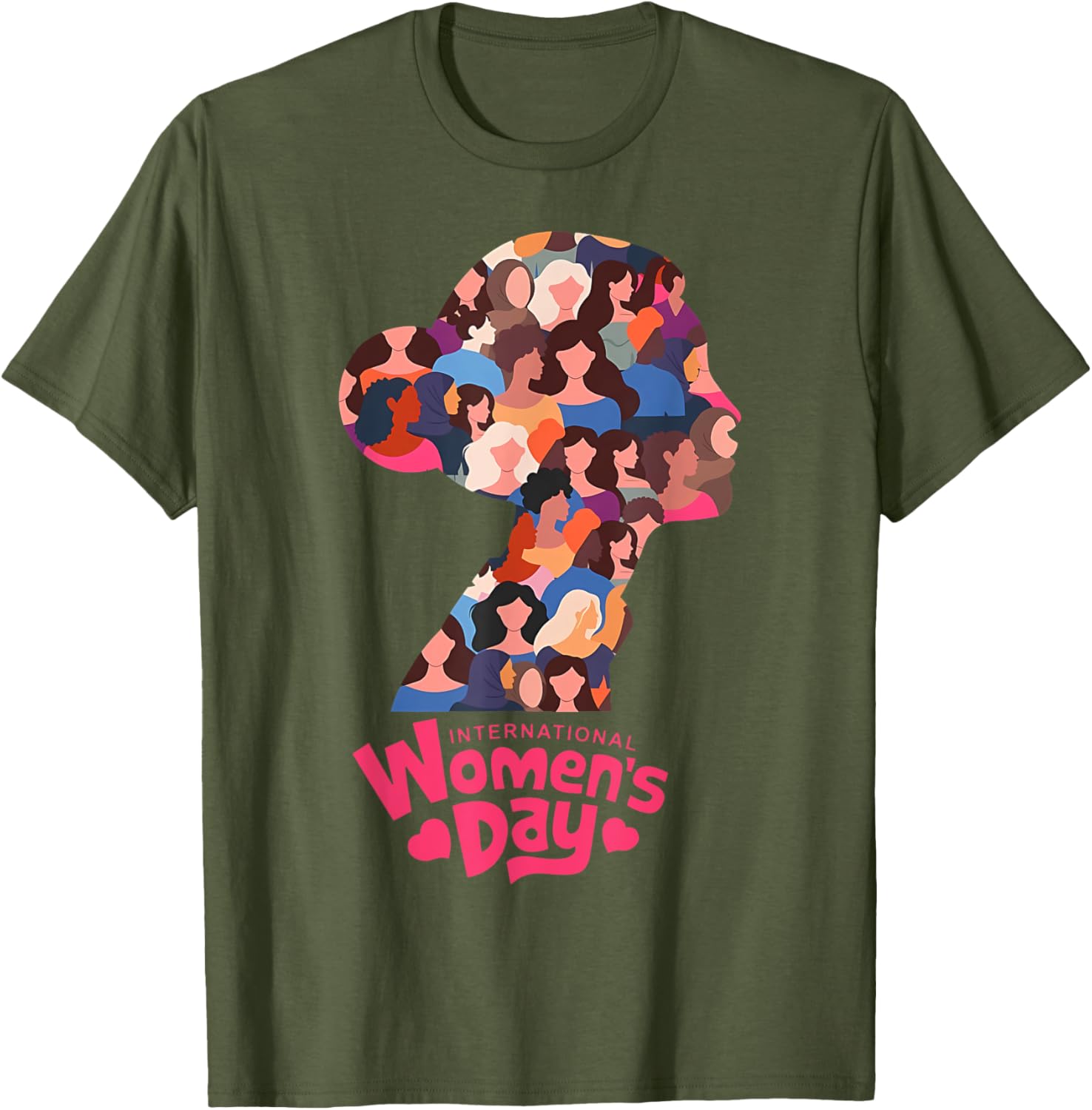 Celebrate Women's Day with Inspire Inclusion Women's T-Shirt for March 8 - 12