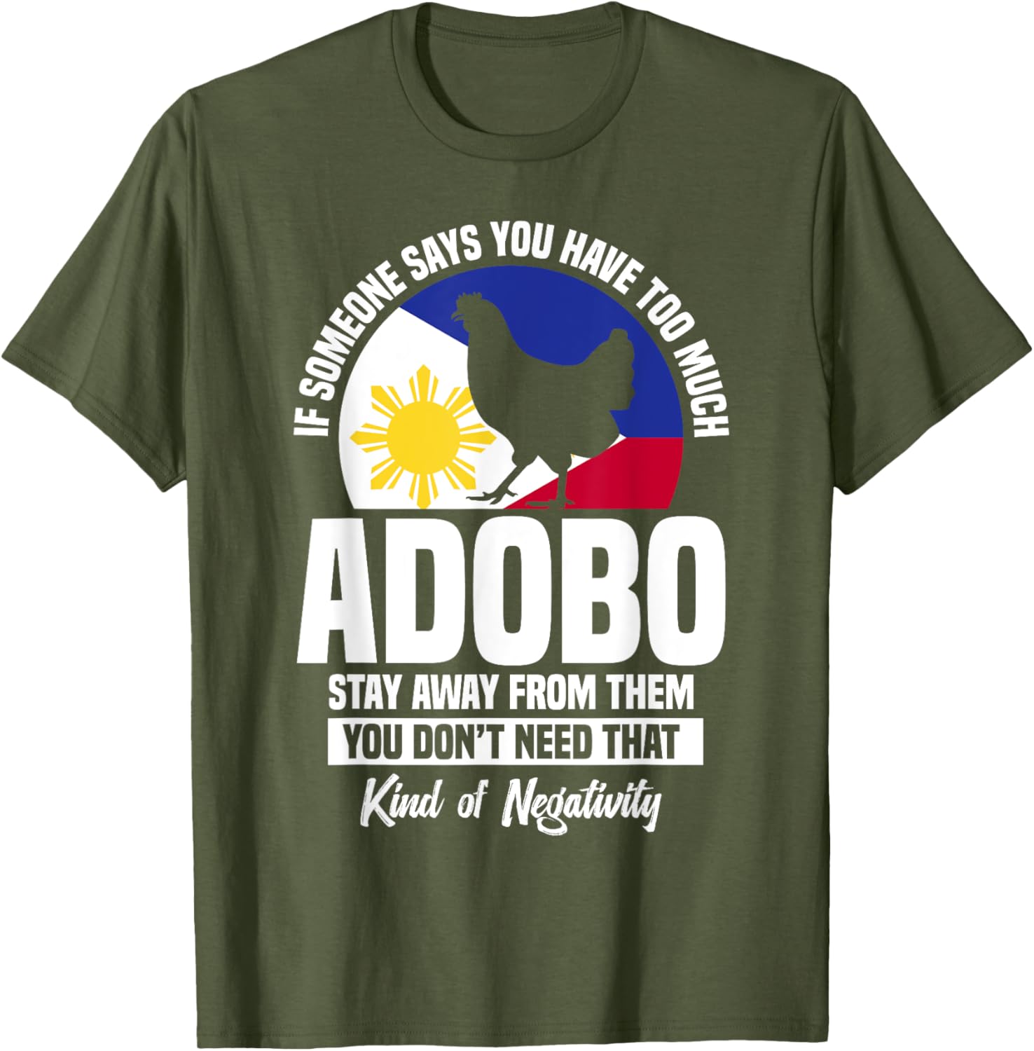 Chicken Adobo Lover T-Shirt for Filipino Food Fans and Snack Lovers - 5