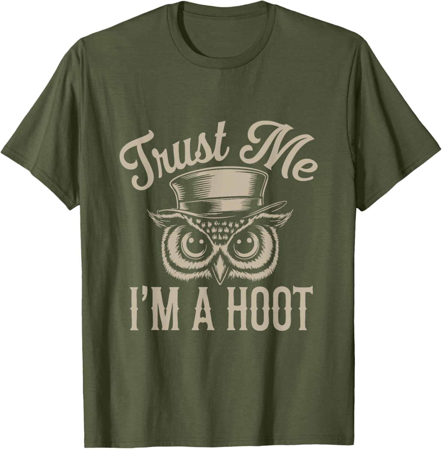 Funny Hoot Owl Sarcastic T-Shirt for Animal Lovers and Bird Fans - 1