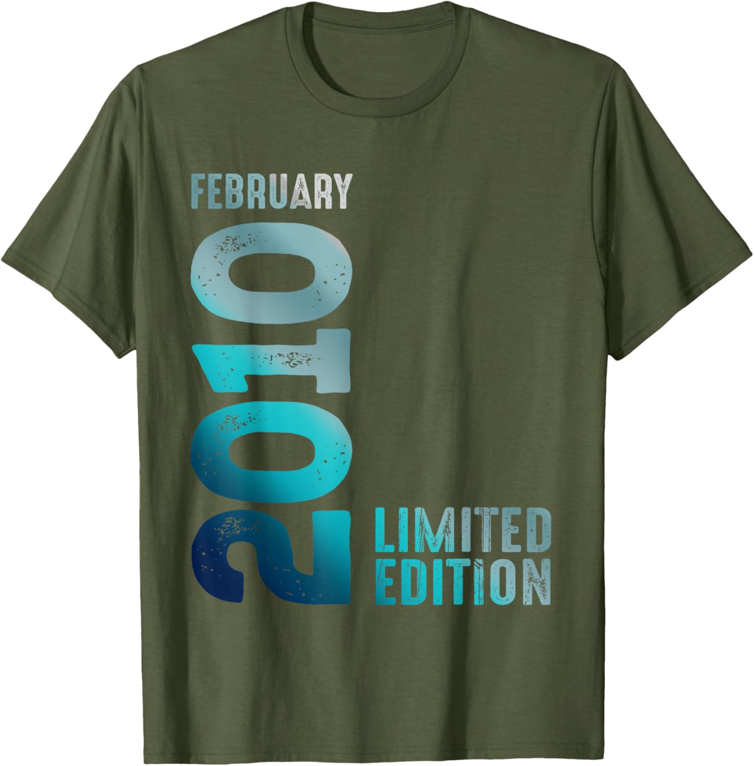 February 2010 Limited Edition Birthday T-Shirt for Unique Celebrations - 1