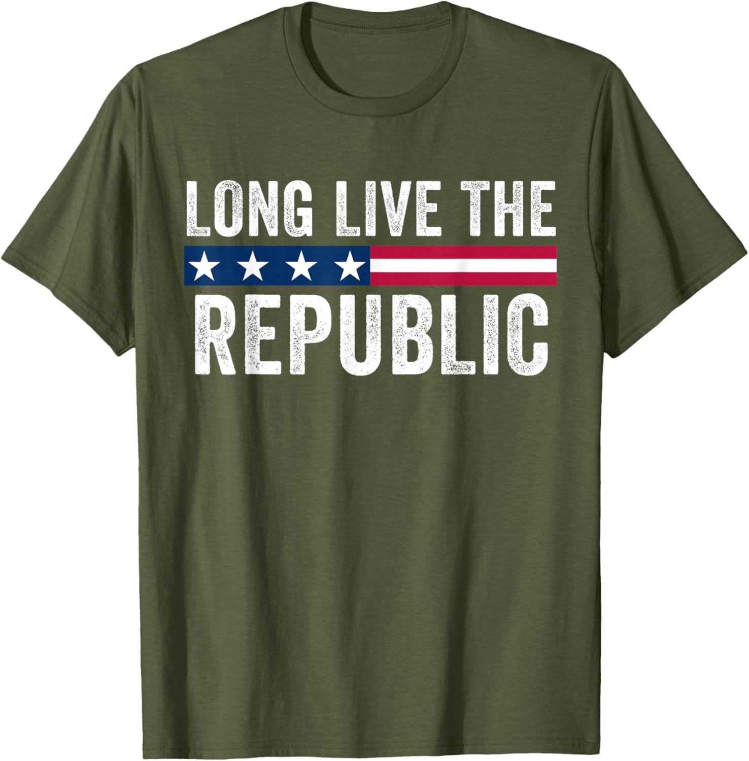 Long Live the Republic American Flag T-Shirt for Patriotic Style - 2