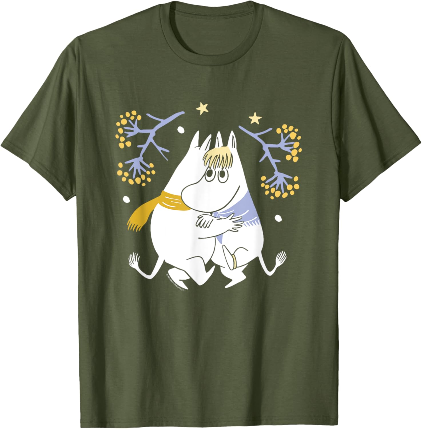 Moomin Moomintroll and Snorkmaiden Winter Dance T-Shirt for Kids - 11
