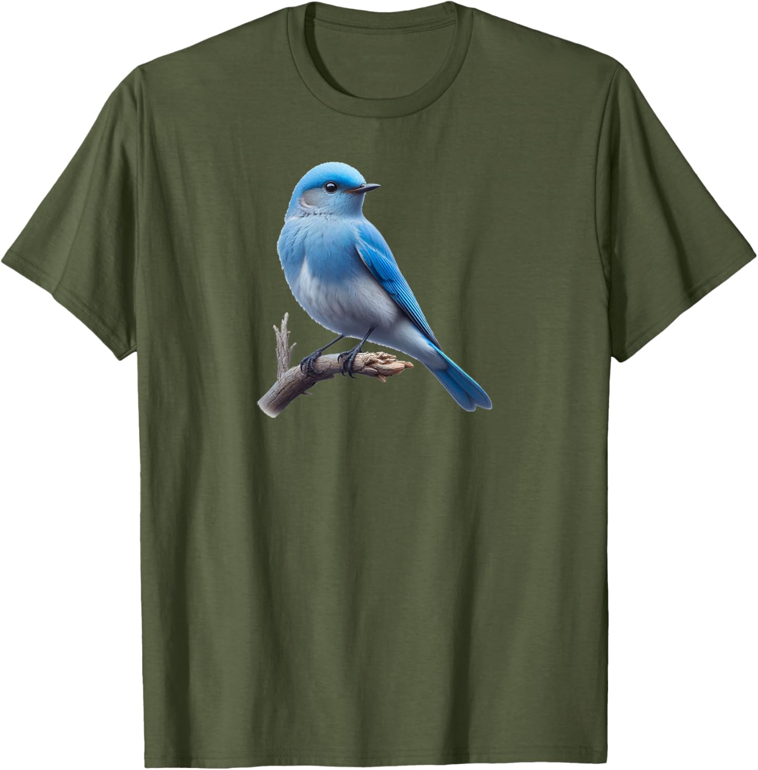 Mountain Bluebird T-Shirt - Stylish Bird Series Apparel for Nature Lovers - 9