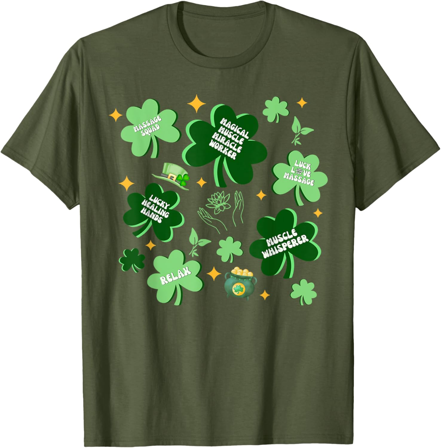 St Patricks Day Massage Therapist Graduation T-Shirt for LMTs - 8