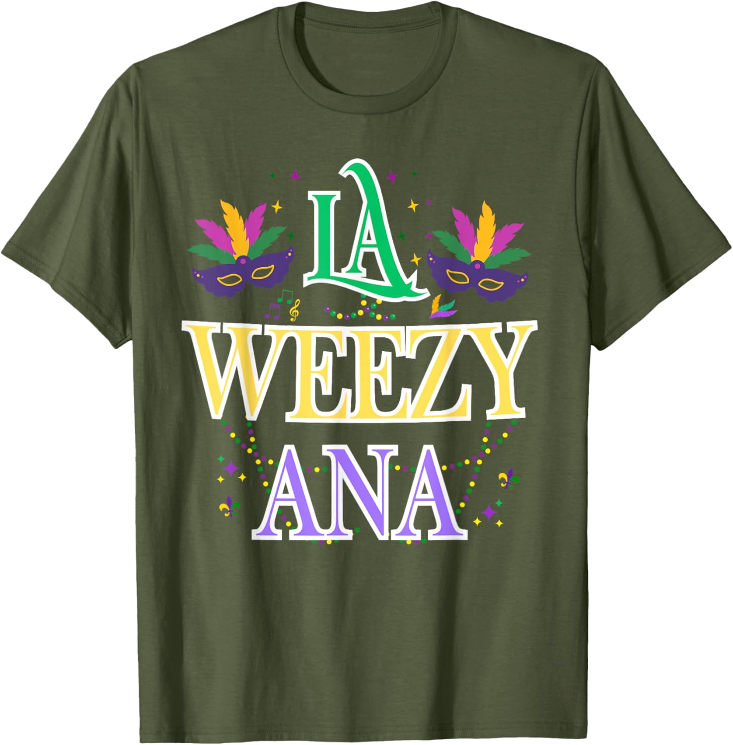 La Weezy Ana Mardi Gras T-Shirt for Men and Women - Celebrate New Orleans Style - 11
