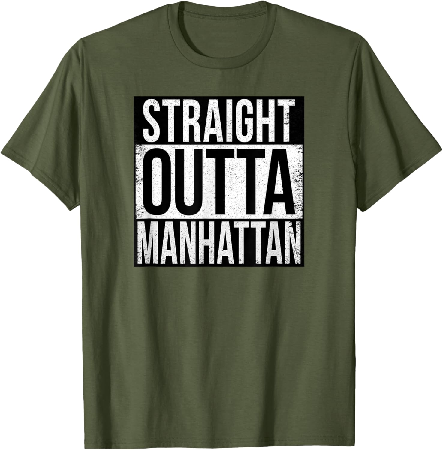 Straight Outta Manhattan T-Shirt for Fun Fashion and City Vibes - 29