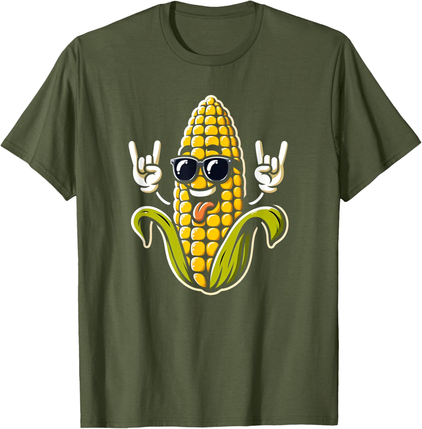 Rock On Corn Sweet Corn Lover T-Shirt for Fun Summer Style - 6