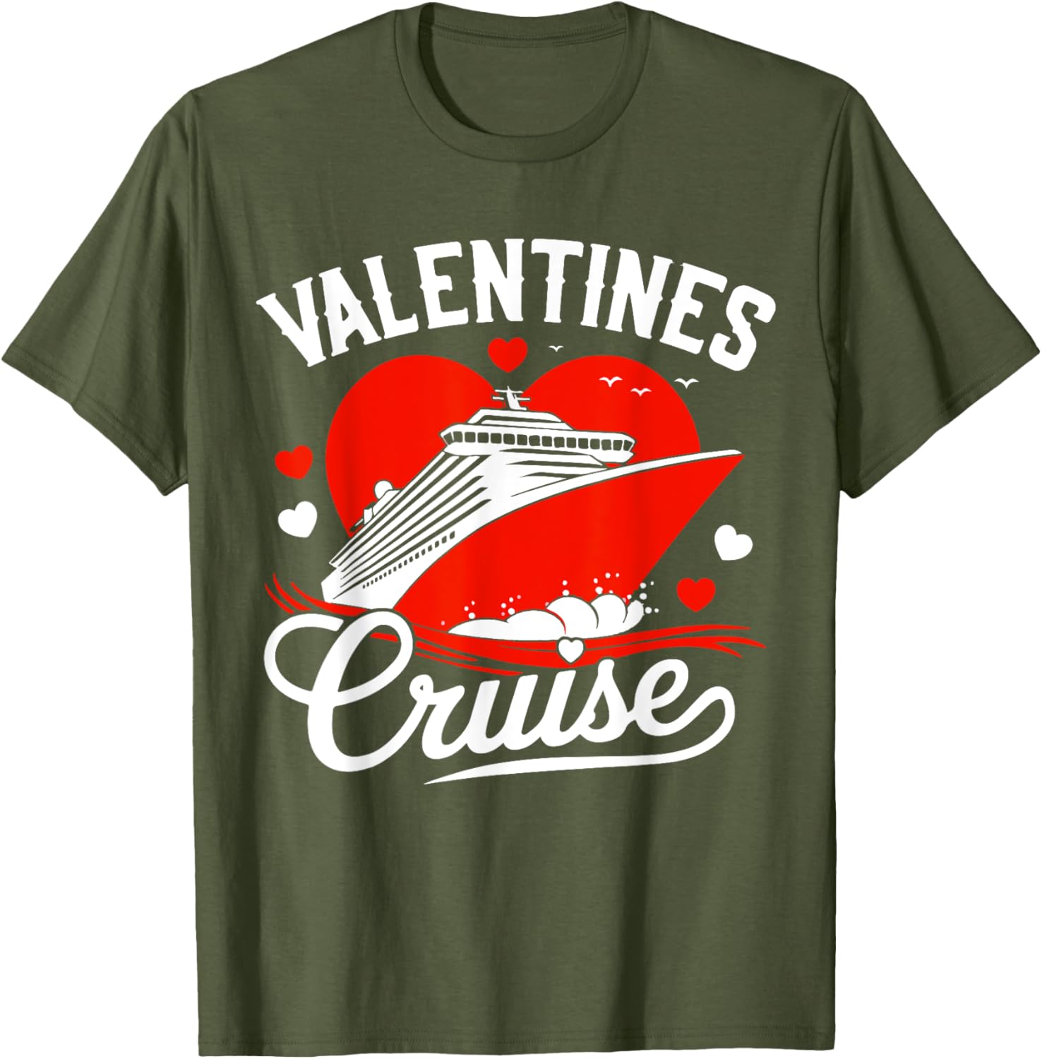 Valentine's Day Cruise Matching Couple T-Shirts for Sweet Vacation Fun - 27