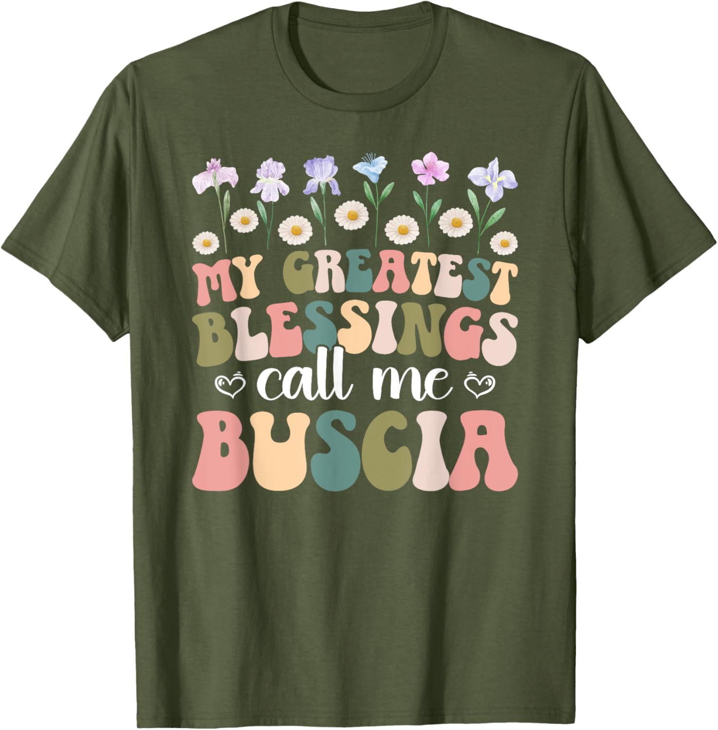 Greatest Blessings Buscia Grandma T-Shirt for Loving Grandmothers - 6