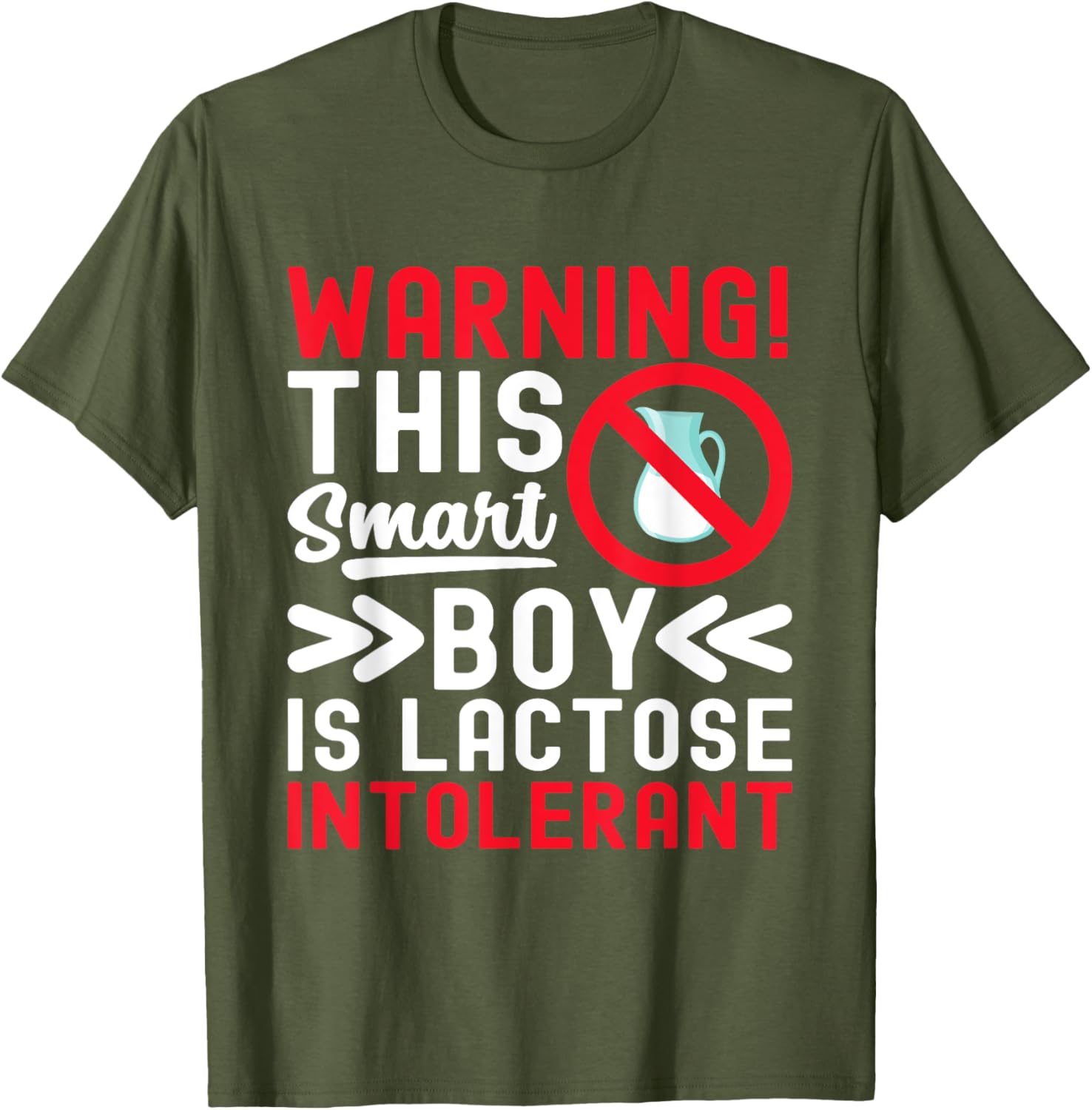 Lactose Intolerance Boy Dairy Allergy T-Shirt for Fun and Comfort - 5