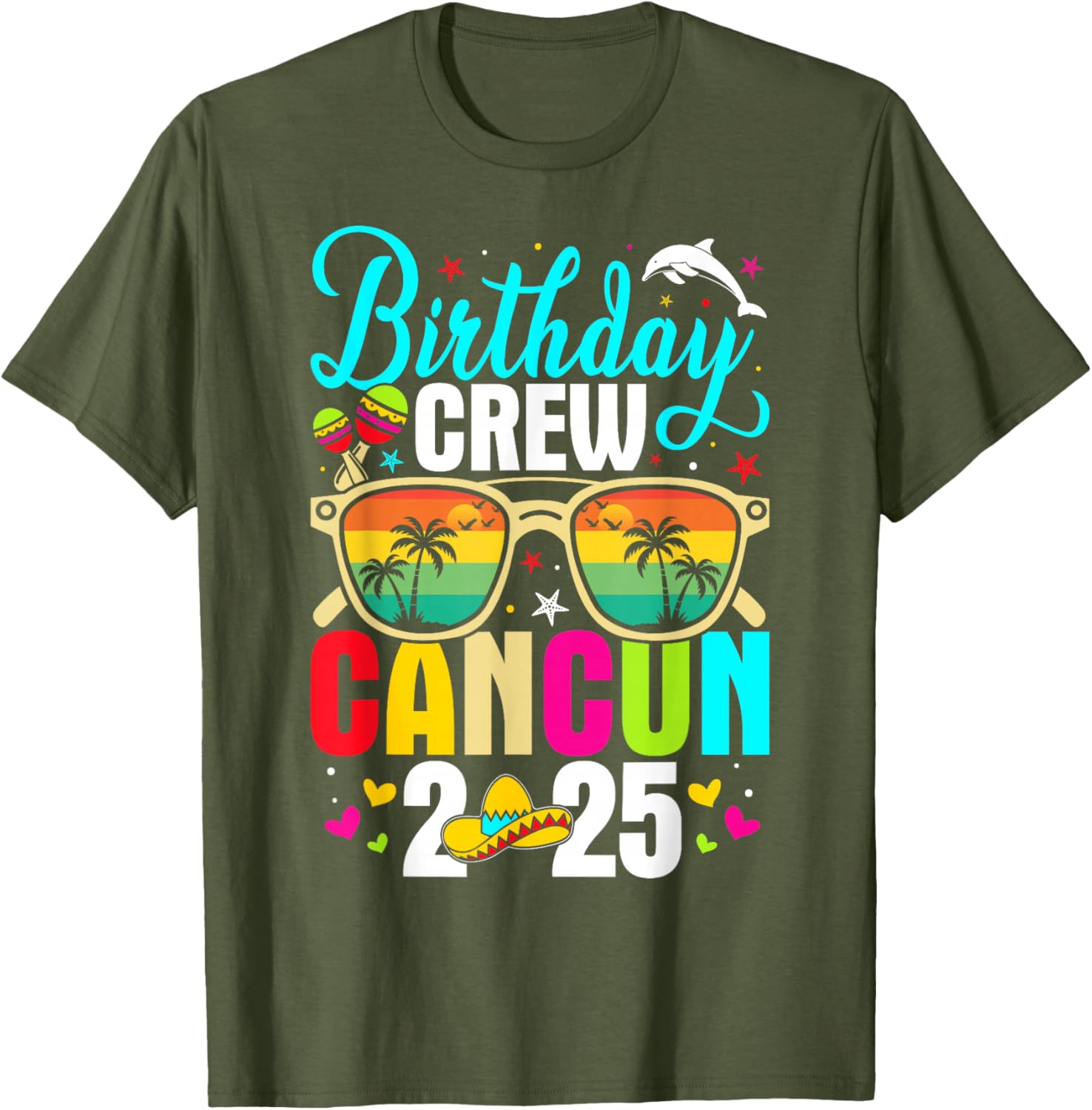 Fun Matching Cancun Birthday Boy Trip T-Shirt for 2025 Celebration - 25