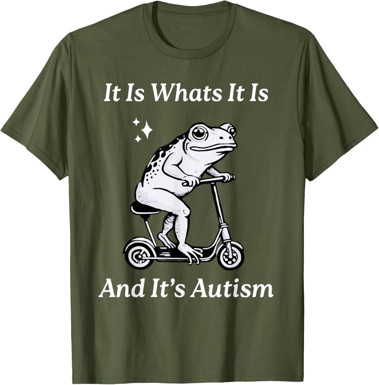 Humorous Autism Awareness T-Shirt - It Is What It Is Funny Meme - 13