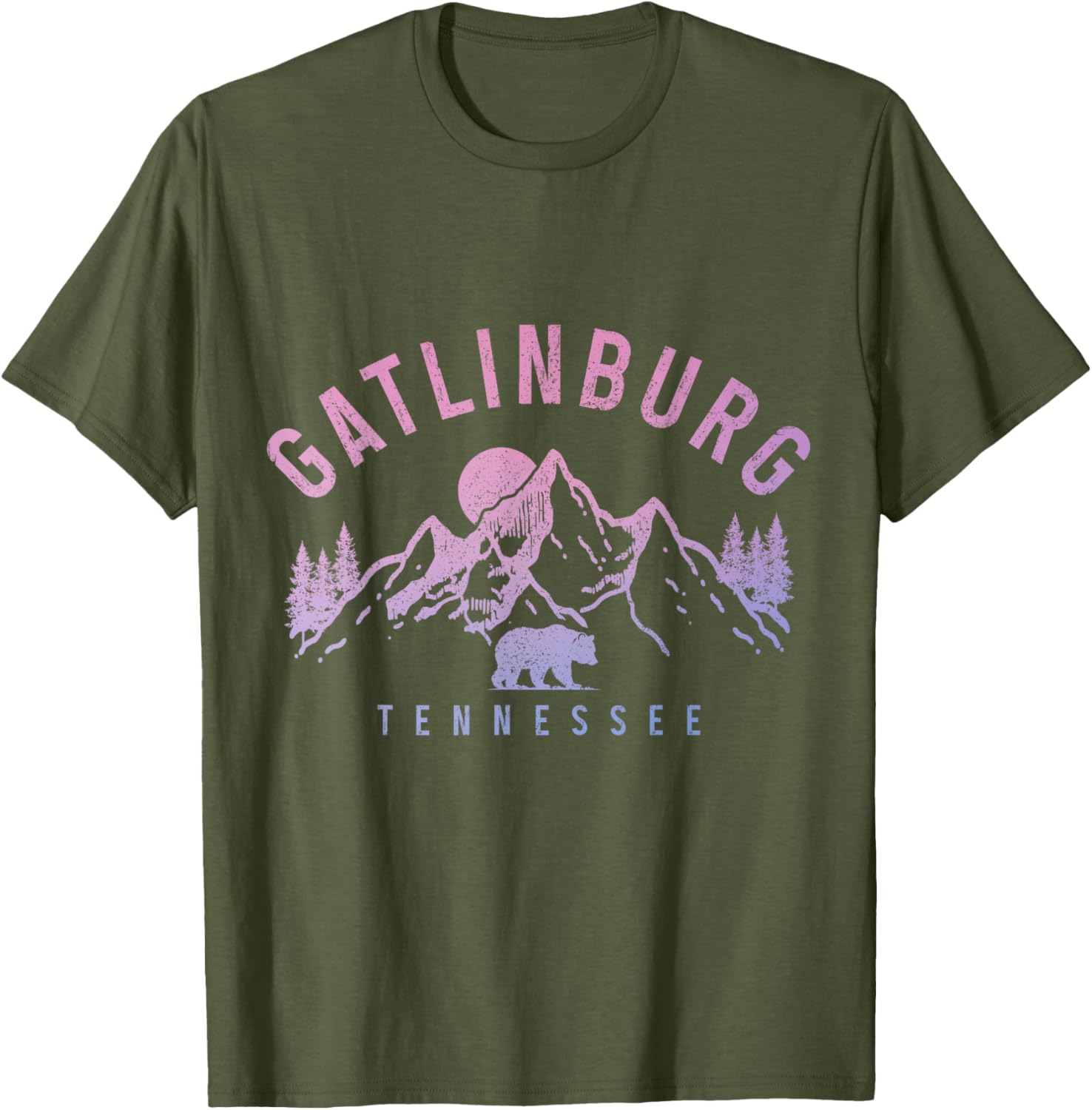 Gatlinburg Mountains Bear Vintage T-Shirt for Nature Lovers and Adventurers - 15