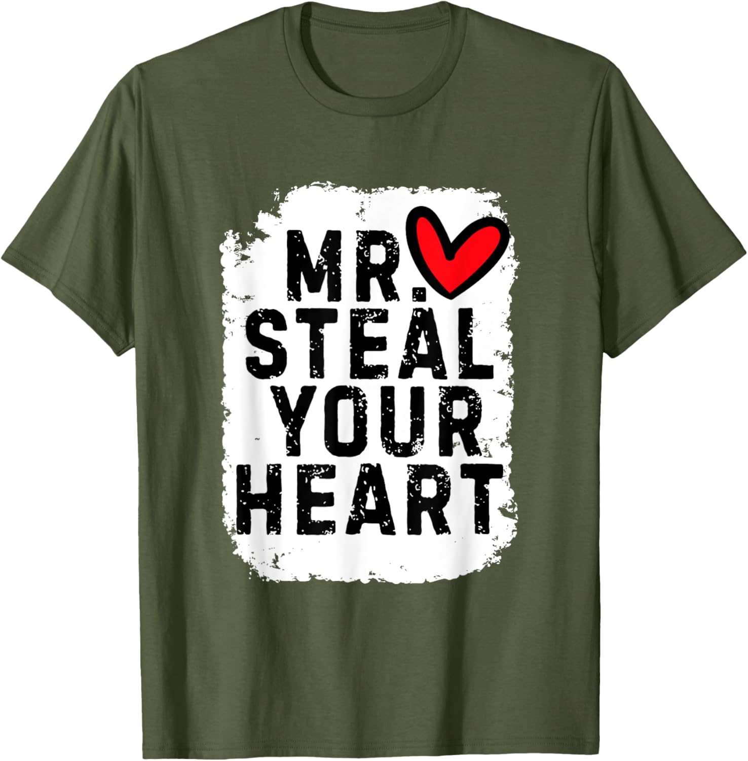 Mr Steal Your Heart Boys Toddler Valentine's Day T-Shirt for Kids - 20