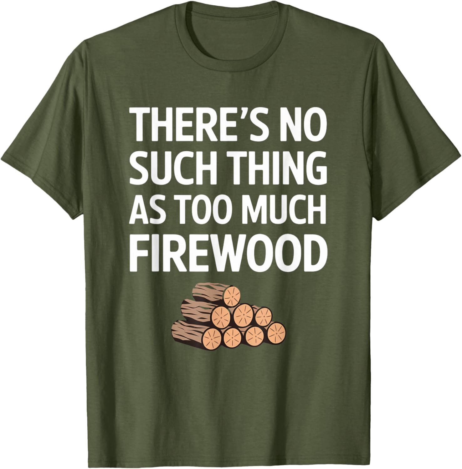 Funny Firewood Camper No Such Thing T-Shirt for Outdoor Lovers - 8