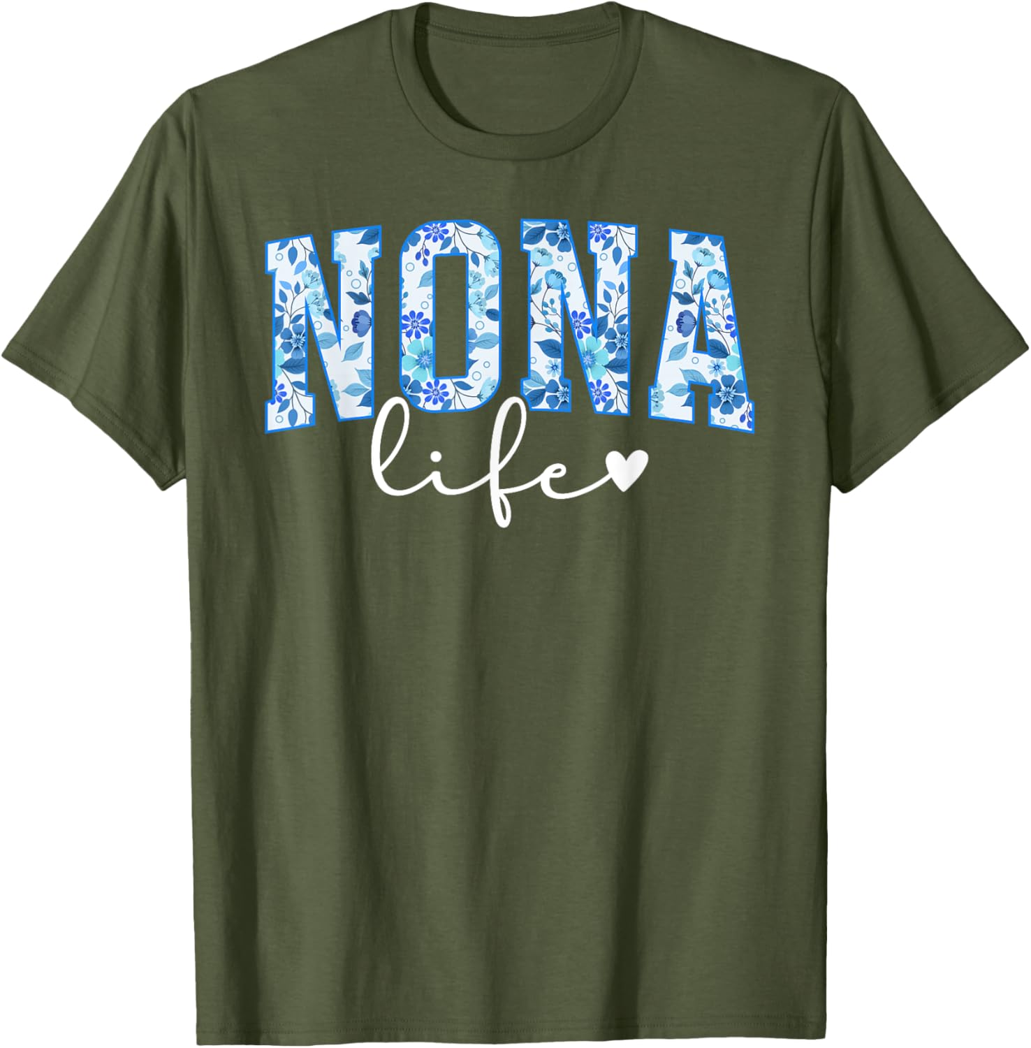 Nona Life Grandma T-Shirt for Loving Grandmothers - Cute Gift Idea - 9