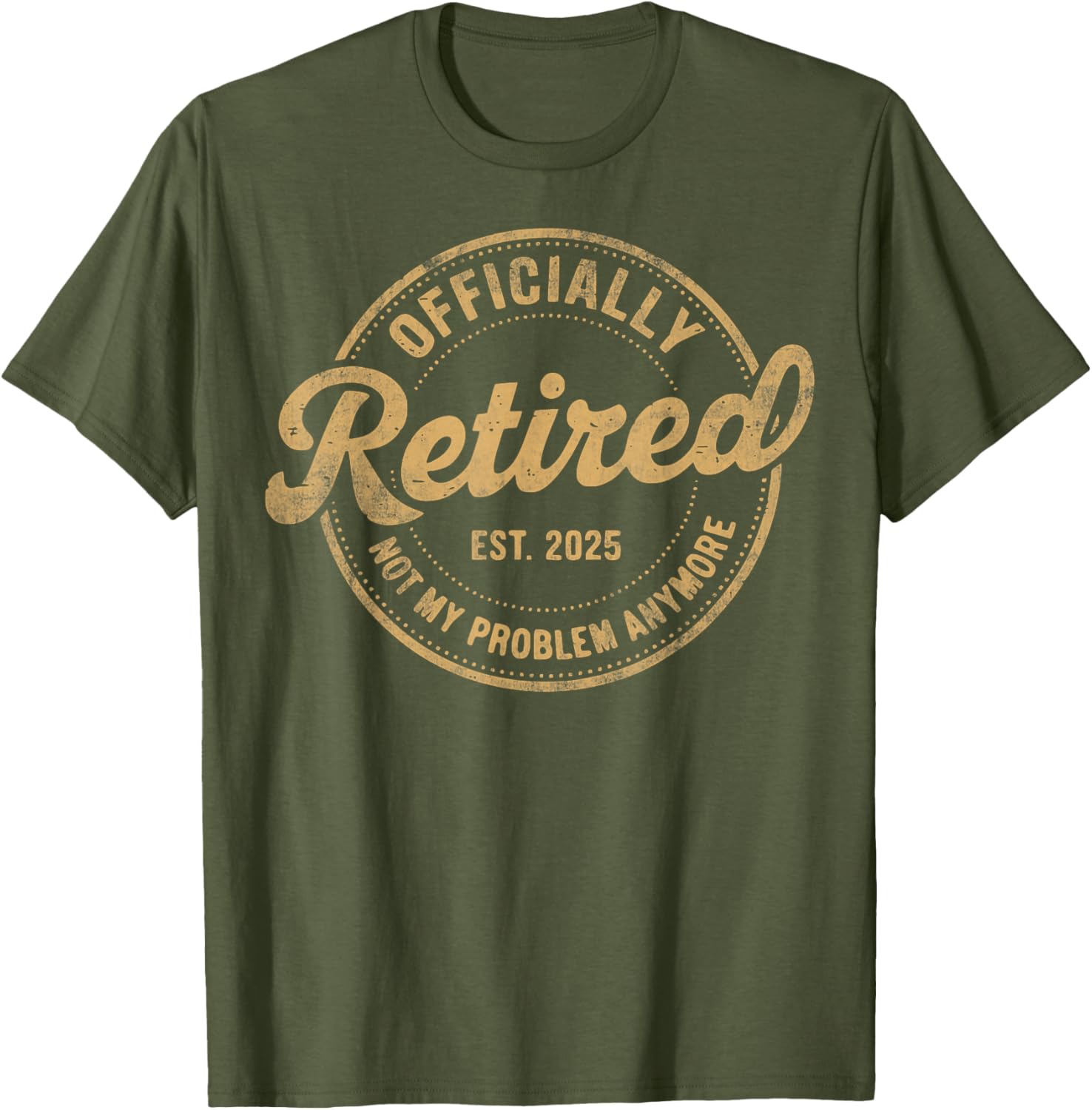 Funny Vintage Retired 2025 T-Shirt Perfect for Relaxed Living and Humor - 12