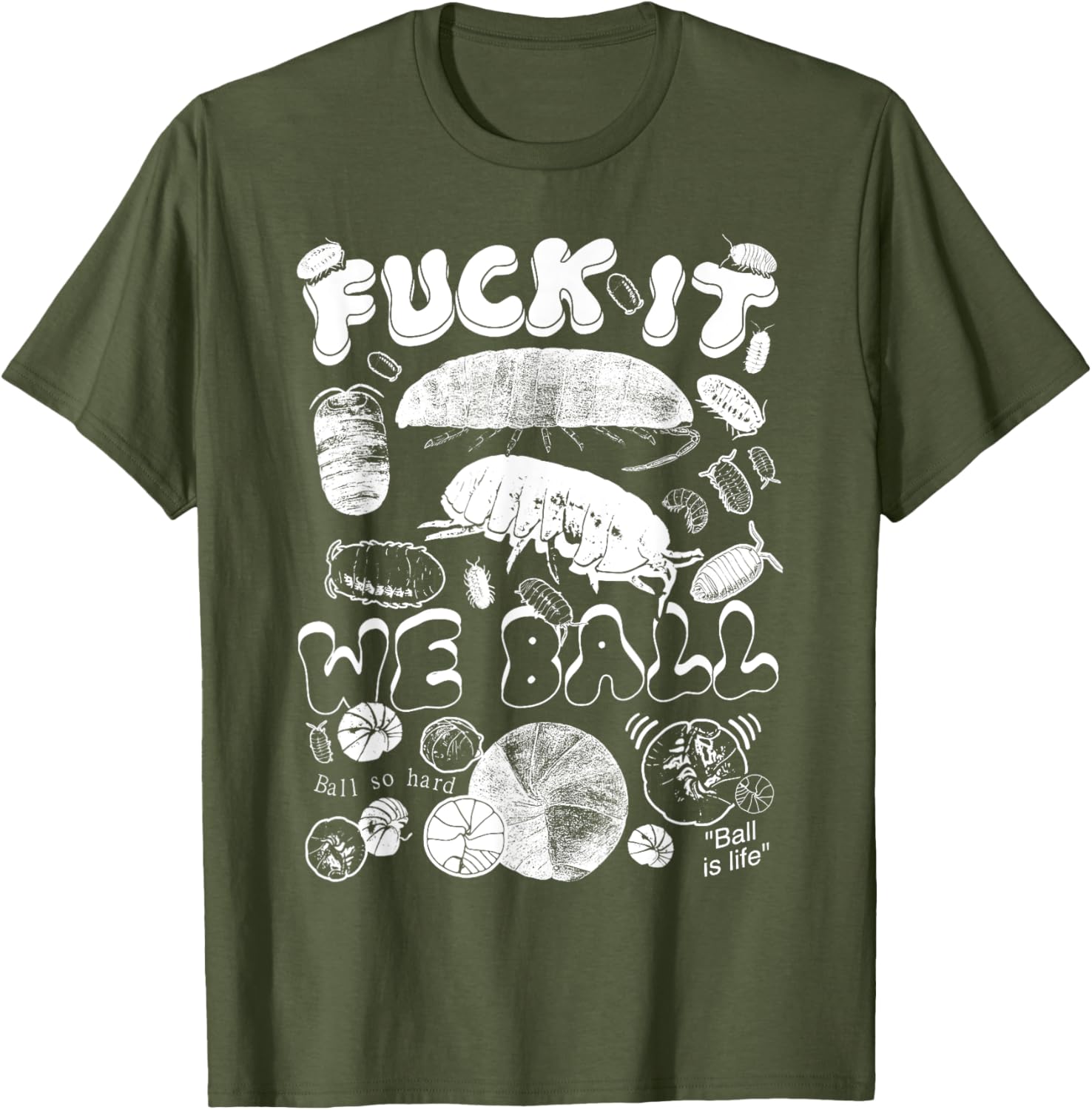 Fun Isopod Rolly Polly T-Shirt - Unique Style for Casual Wear - 23