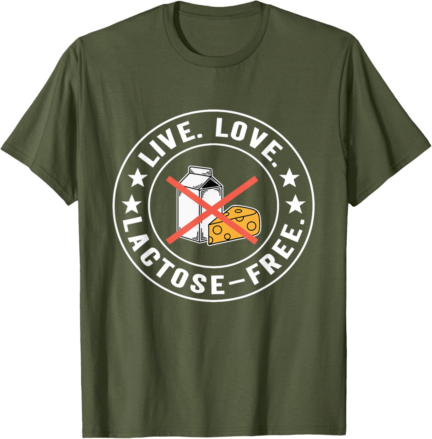 Funny Lactose Intolerance T-Shirt for Dairy Allergy Awareness and Comfort - 8