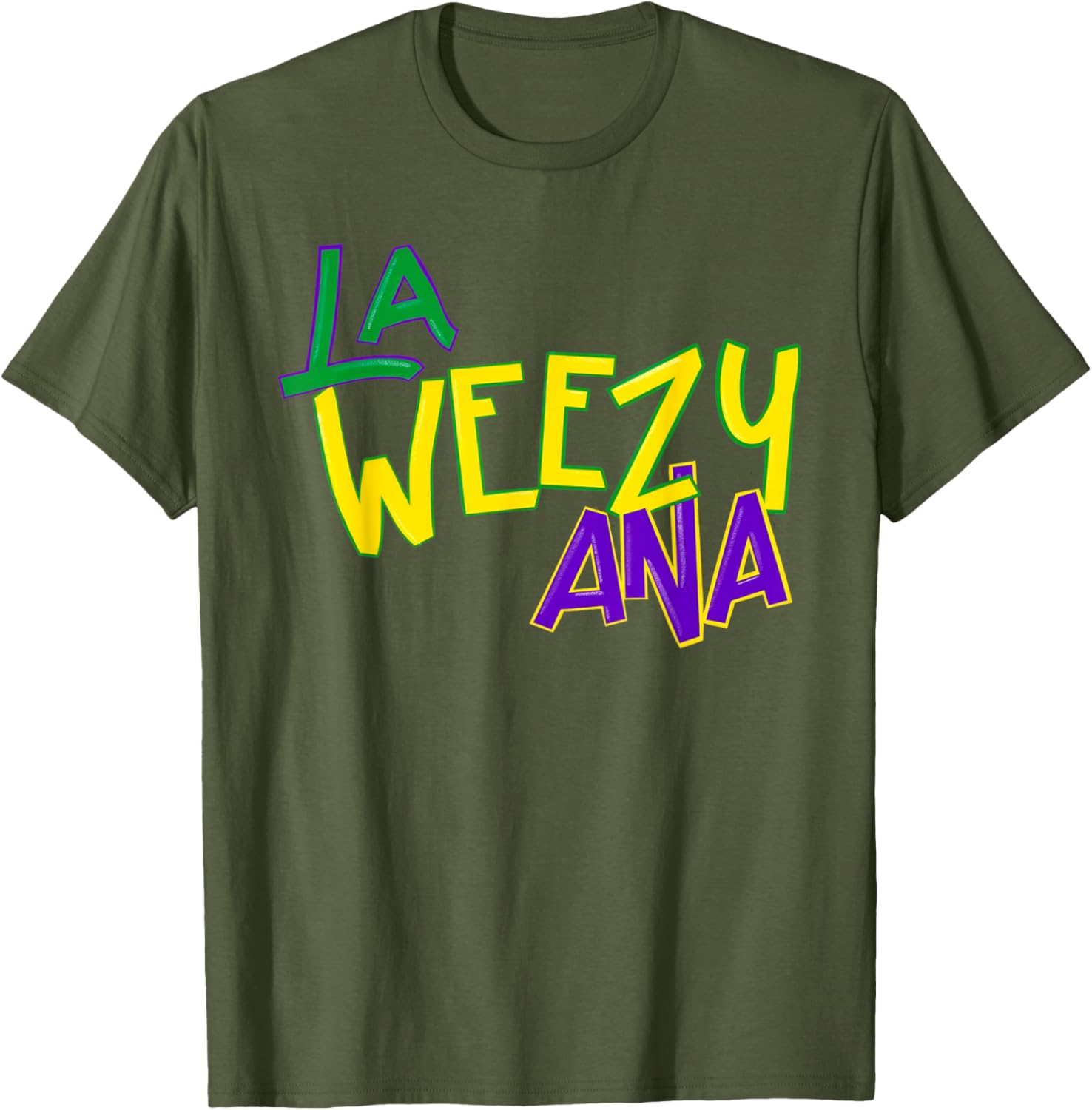 La Weezy Ana Mardi Gras T-Shirt for Fat Tuesday Fun in Louisiana - 2