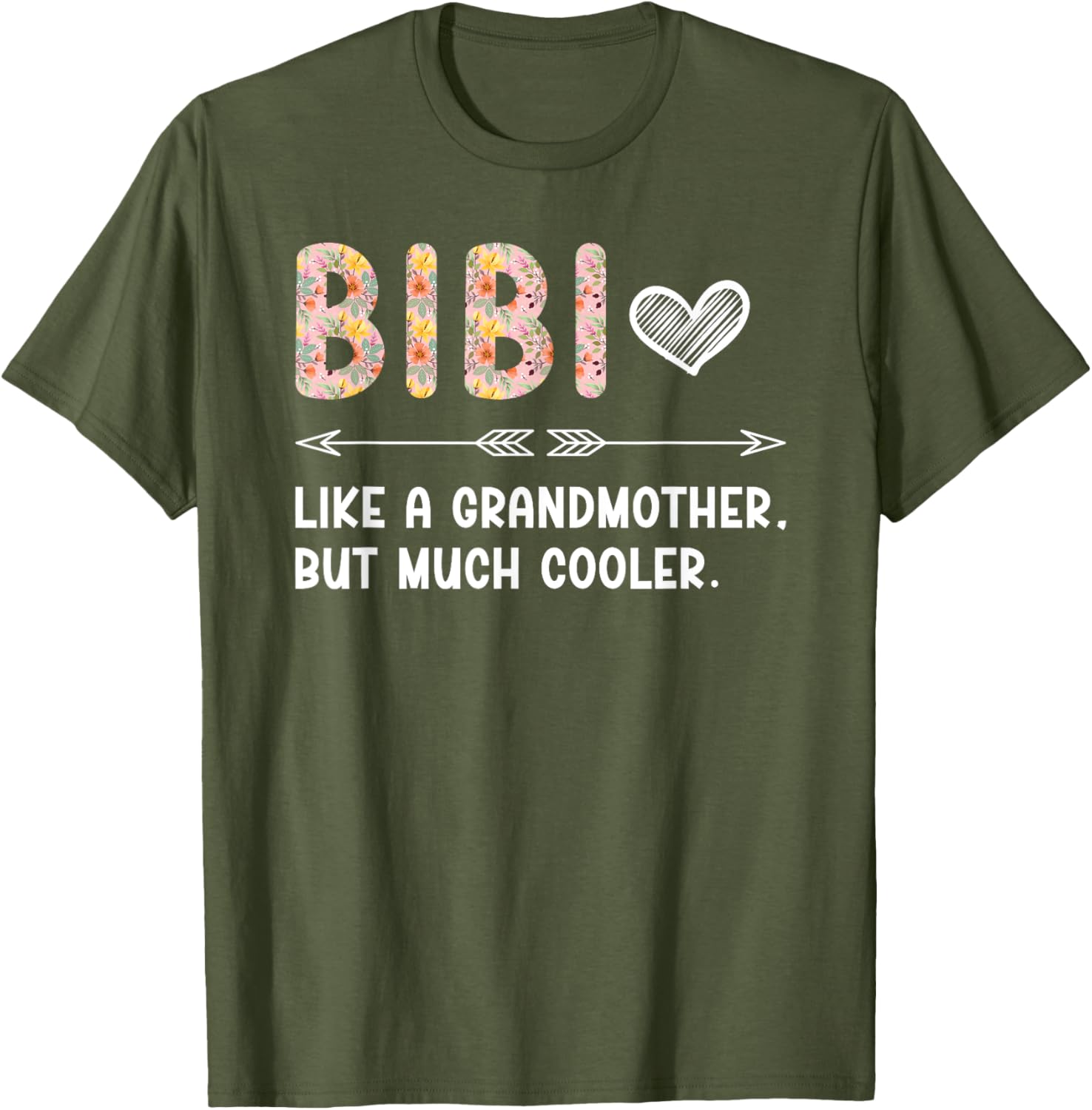Bibi Definition T-Shirt for Grandma - Fun Gift for Grandmothers - 4
