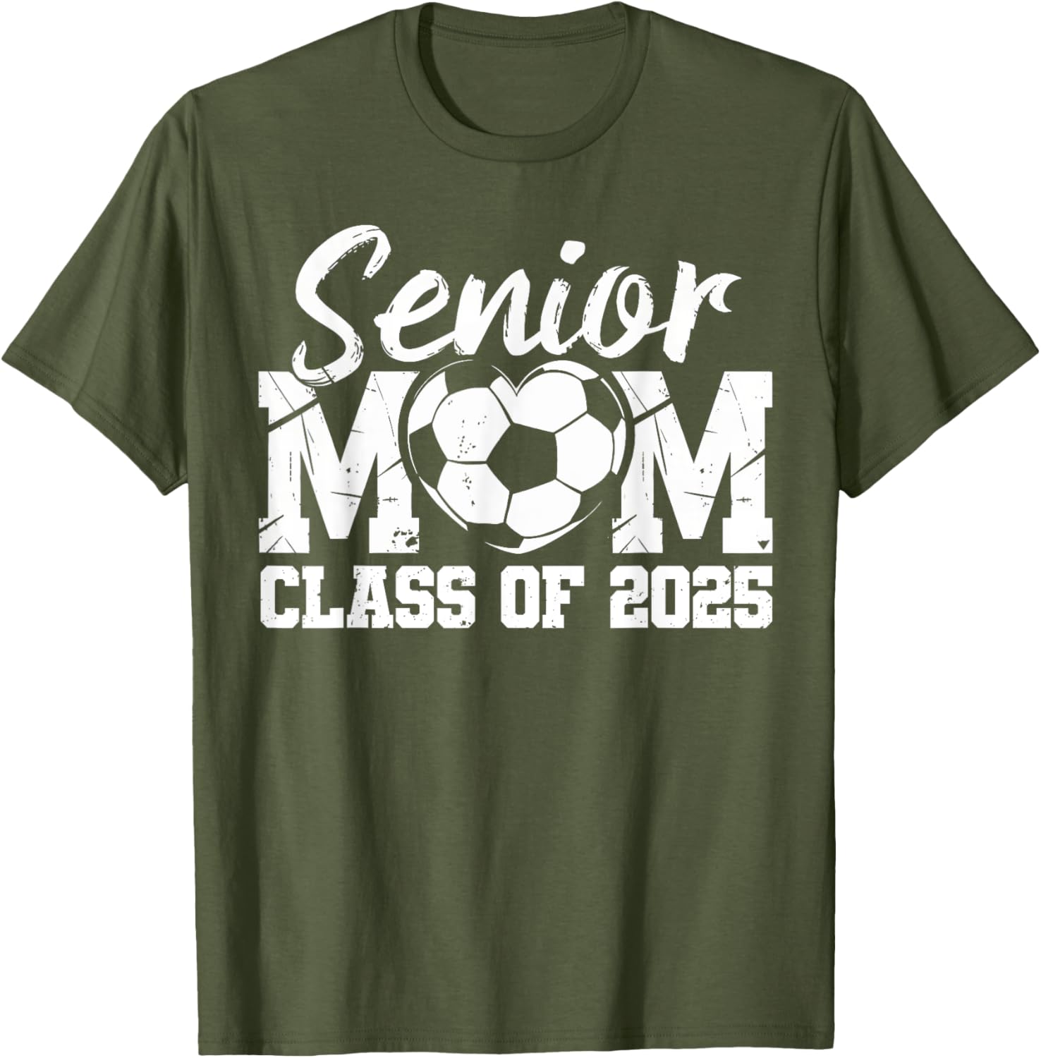 Soccer Mom Class of 2025 Graduate T-Shirt for Proud Senior Mamas - 8