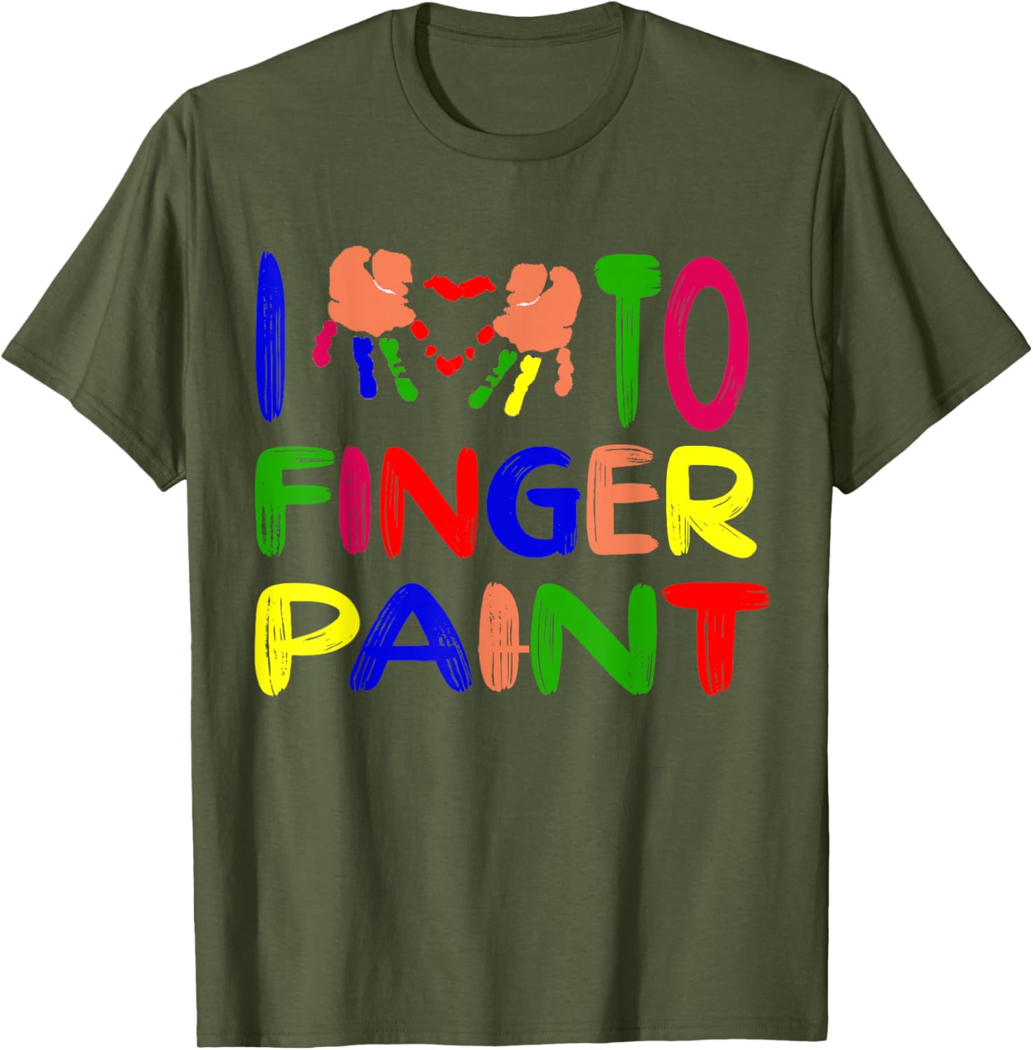 Cute Couple Valentine T-Shirt I Heart Love to Finger Paint Gift - 9