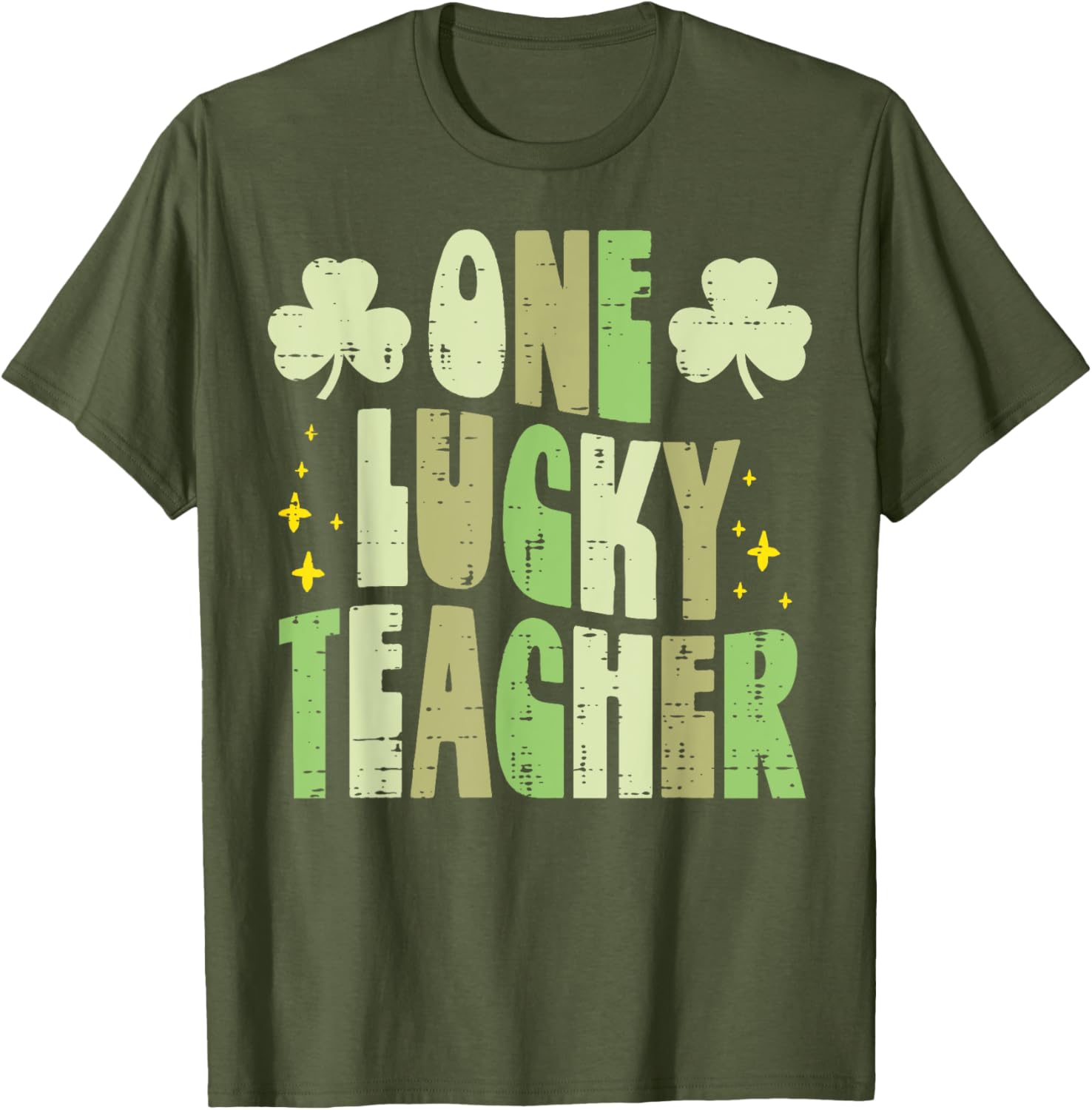 St Patricks Day One Lucky Teacher T-Shirt for Men and Women - 28