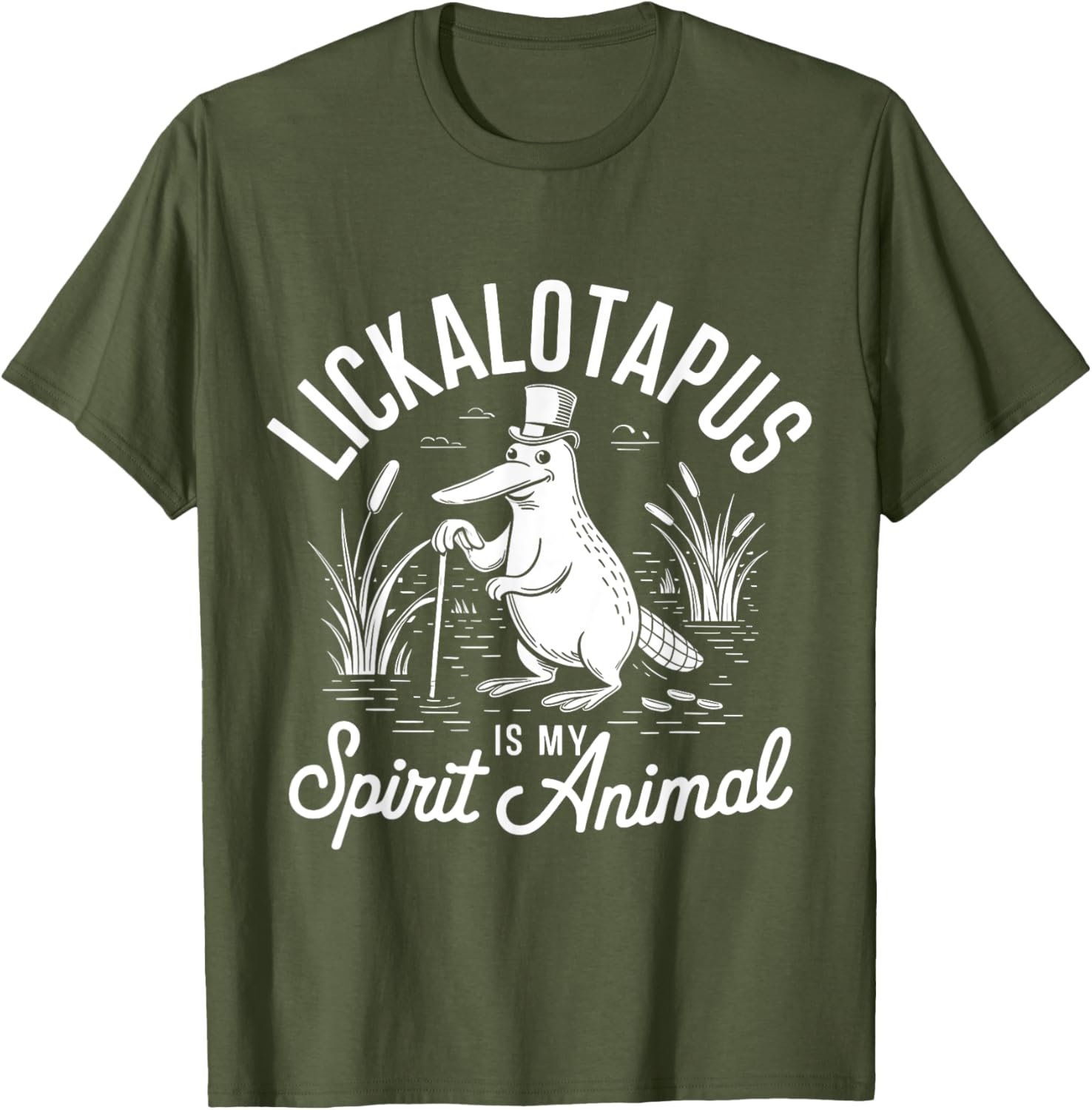 Funny Lickalotapus Lover T-Shirt - My Spirit Animal Apparel - 5