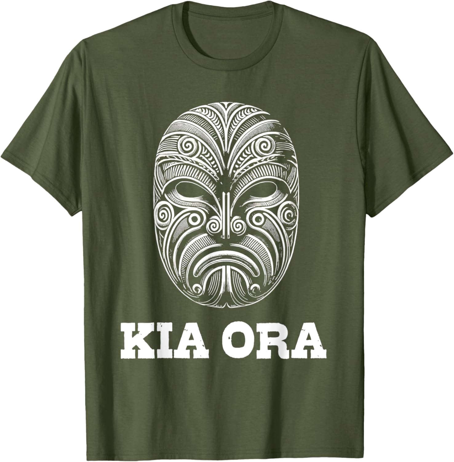 Kia Ora Maori Mask Kiwi Land Aotearoa NZ T-Shirt for Proud Kiwis - 20