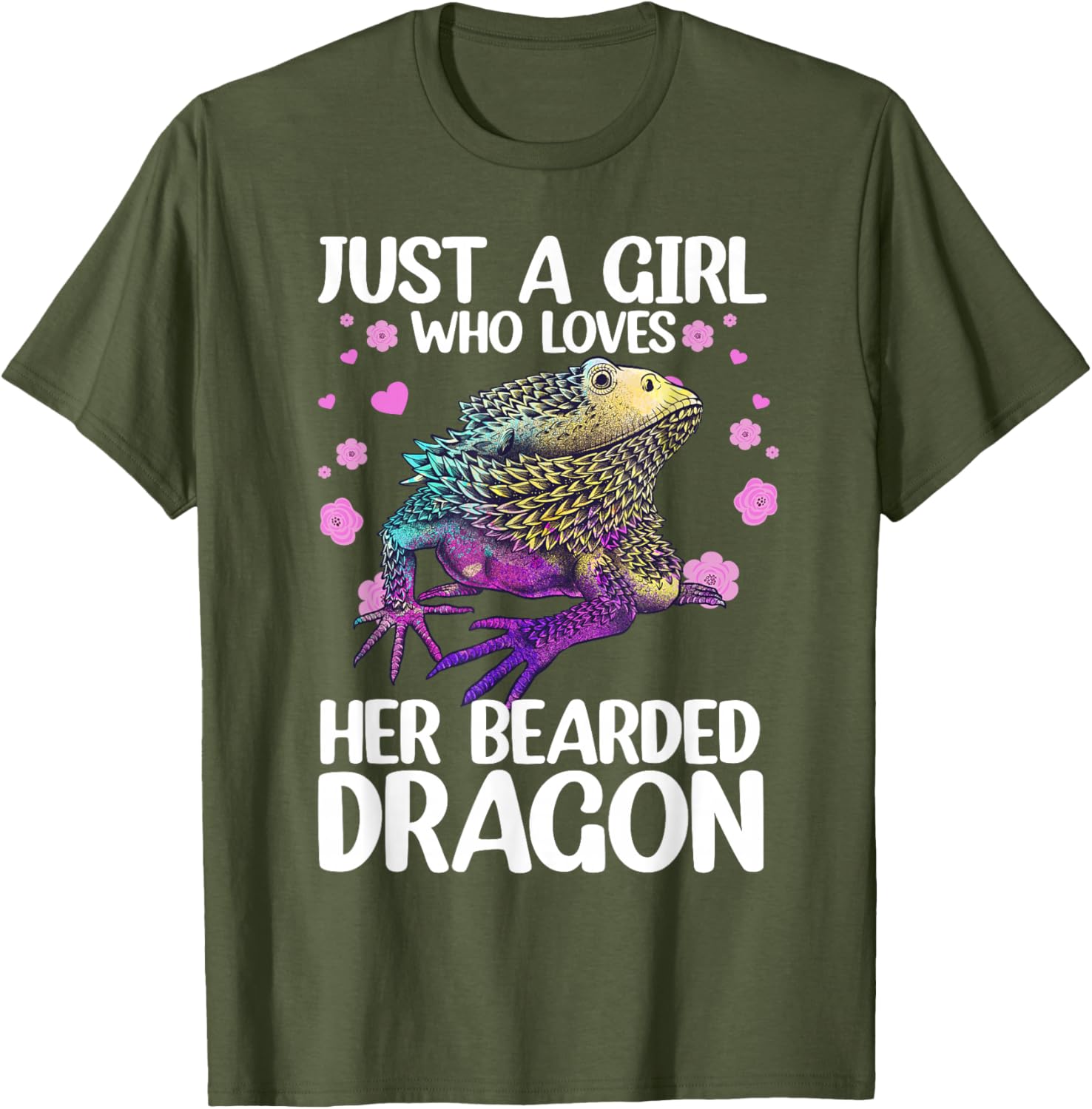 Cool Bearded Dragon T-Shirt for Women Perfect Gift for Reptile Lovers - 20