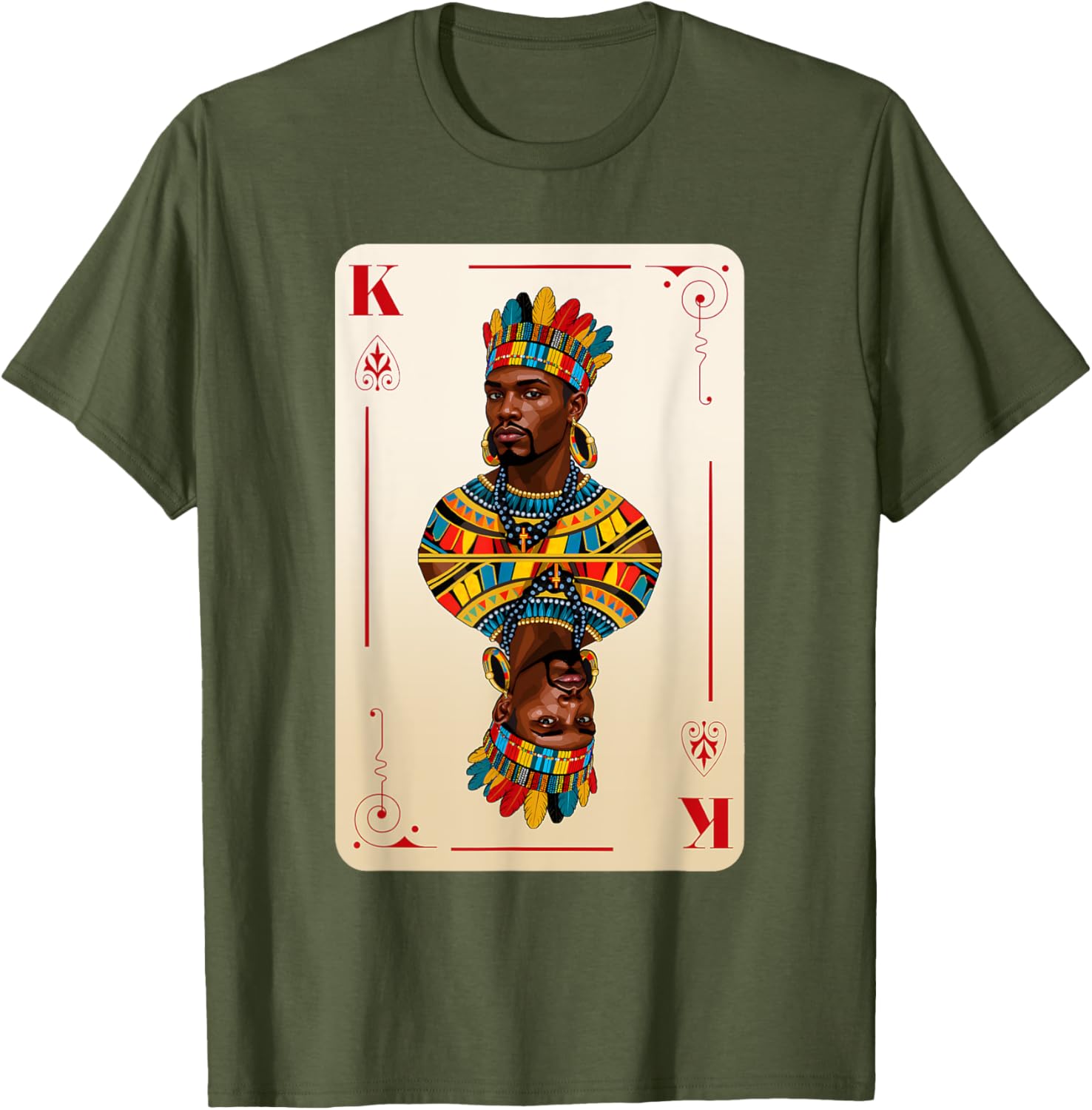 African King Black Pride BHM Couples T-Shirt for Men - Matching Style - 29