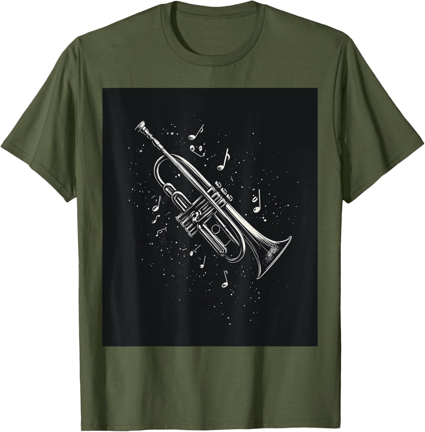 Jazz Enthusiast Trumpet Notes T-Shirt for Music Lovers and Musicians - 14