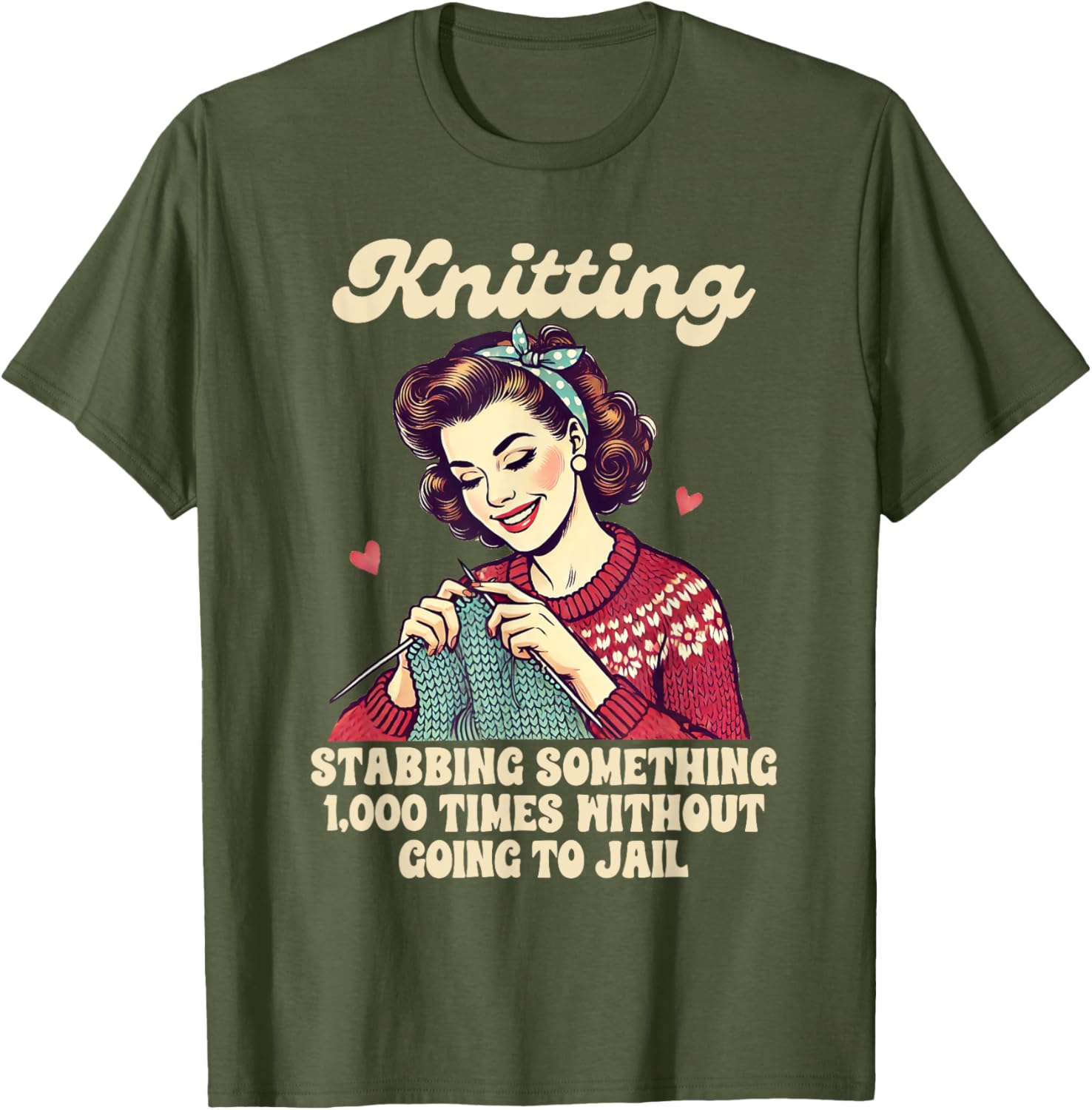 Funny Knitting Lover T-Shirt for Passionate Knitters and Crafters - 2