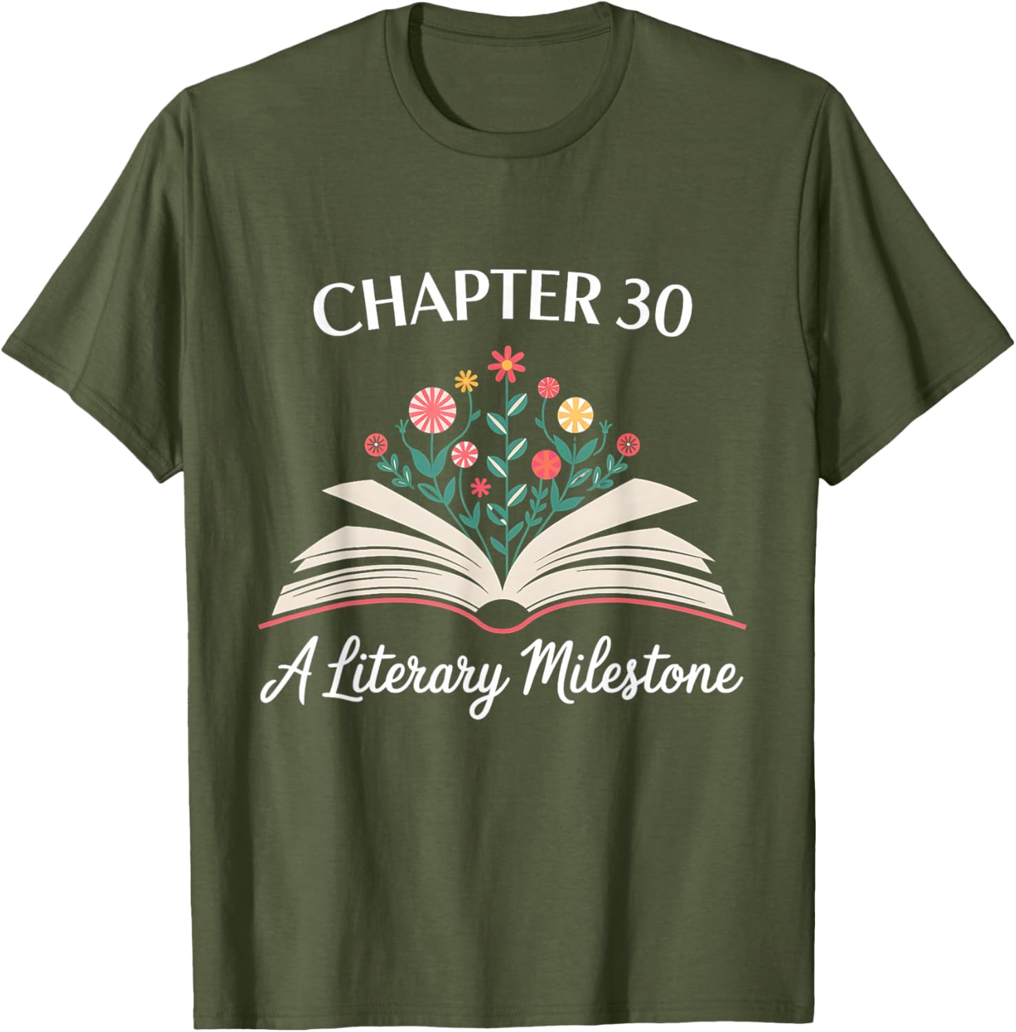 Funny 30th Birthday T-Shirt Chapter 30 Literary Milestone Gift - 16