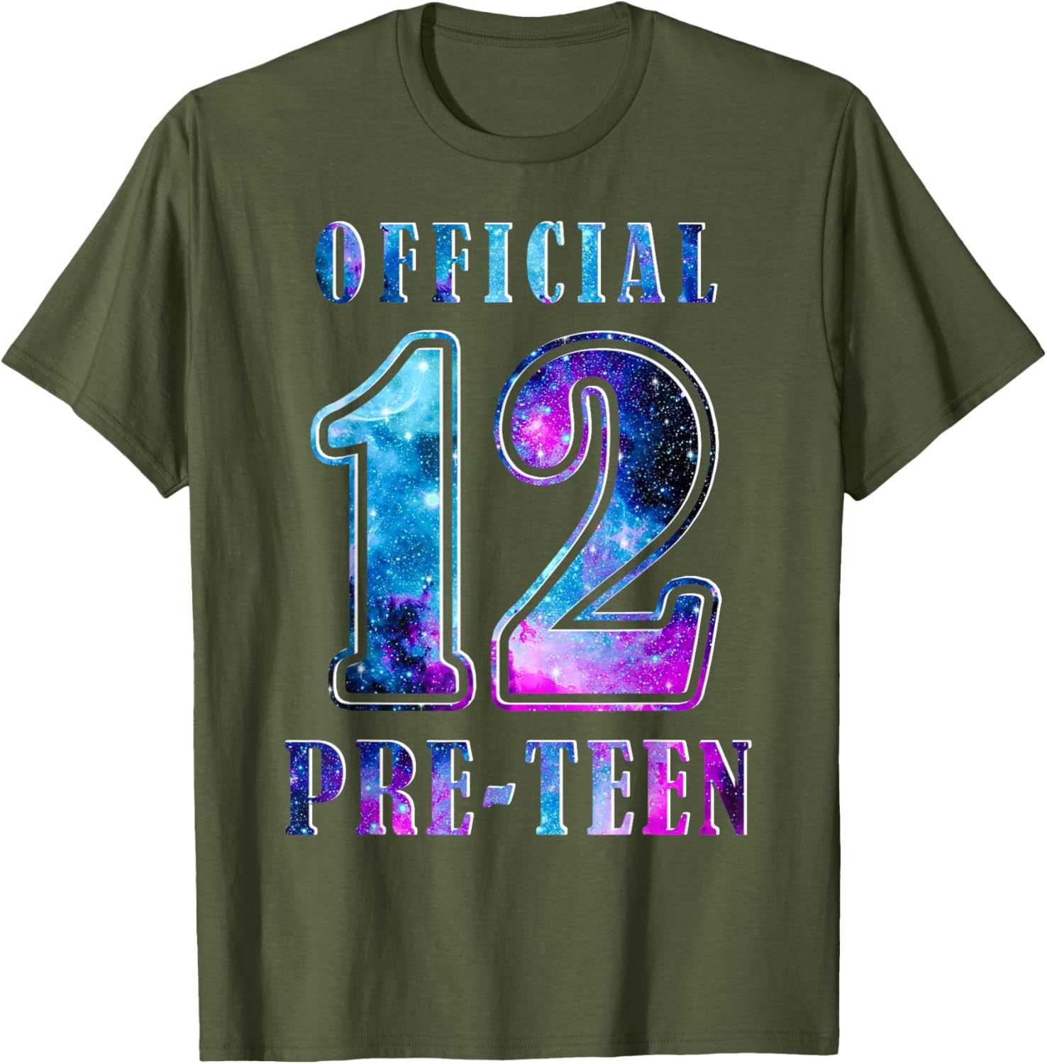 Official 12th Birthday T-Shirt for Pre-Teen Girls Fun and Stylish Design - 1