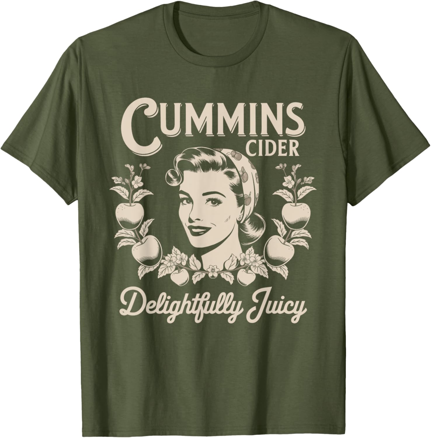Delightful Juicy Cummins Cider Vintage Humor T-Shirt for Fun Lovers - 9