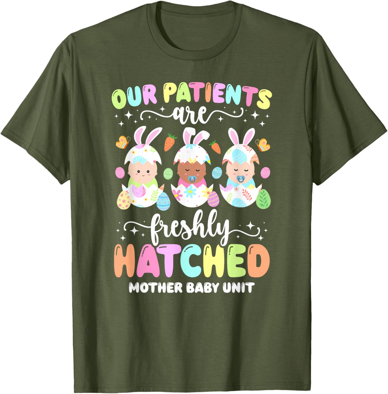 Adorable Bunny Nurse Easter T-Shirt for Mother and Baby, Perfect Gift - 16