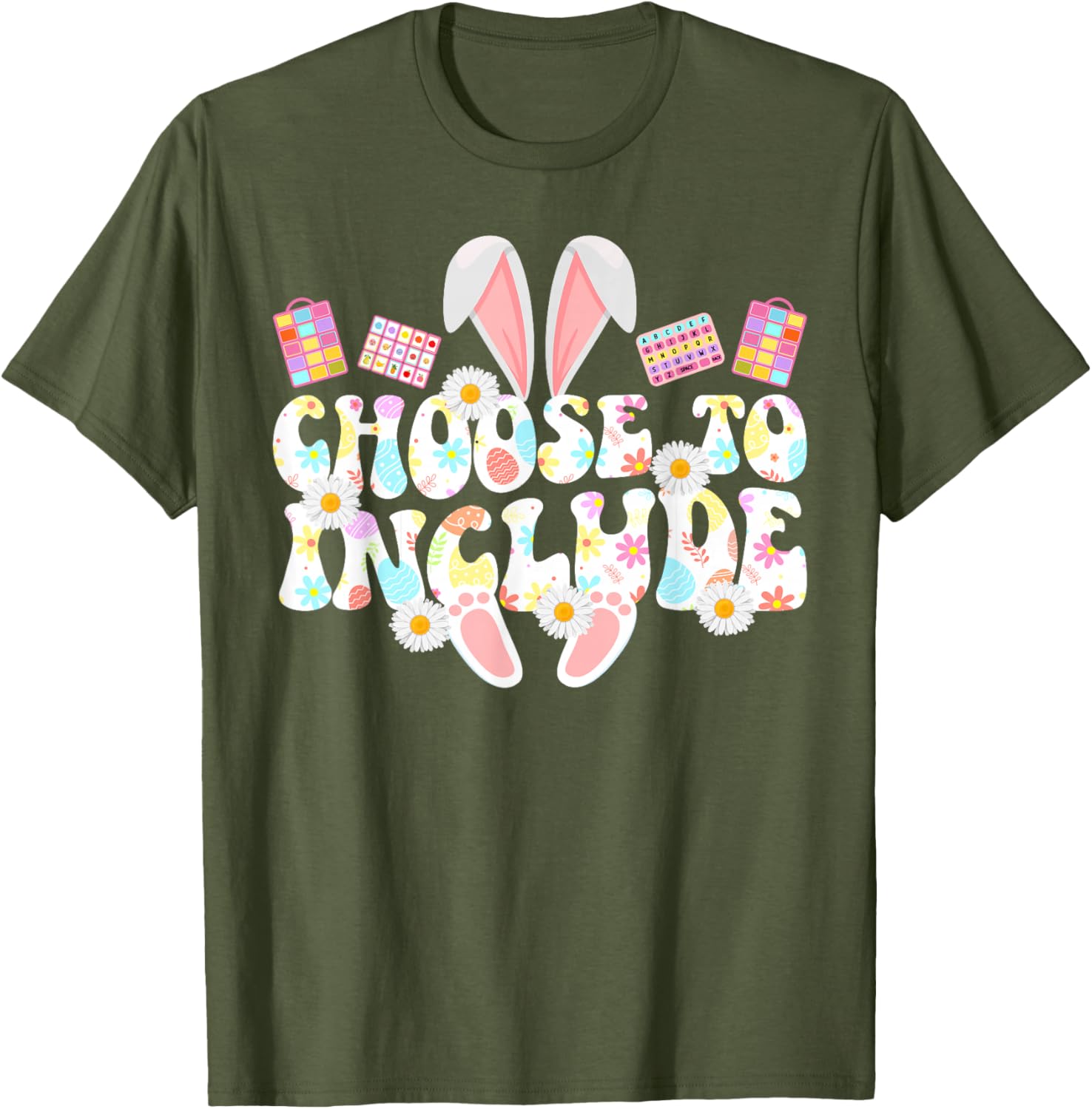 Groovy Easter Bunny Special Education Teacher T-Shirt for SPED Lovers - 12