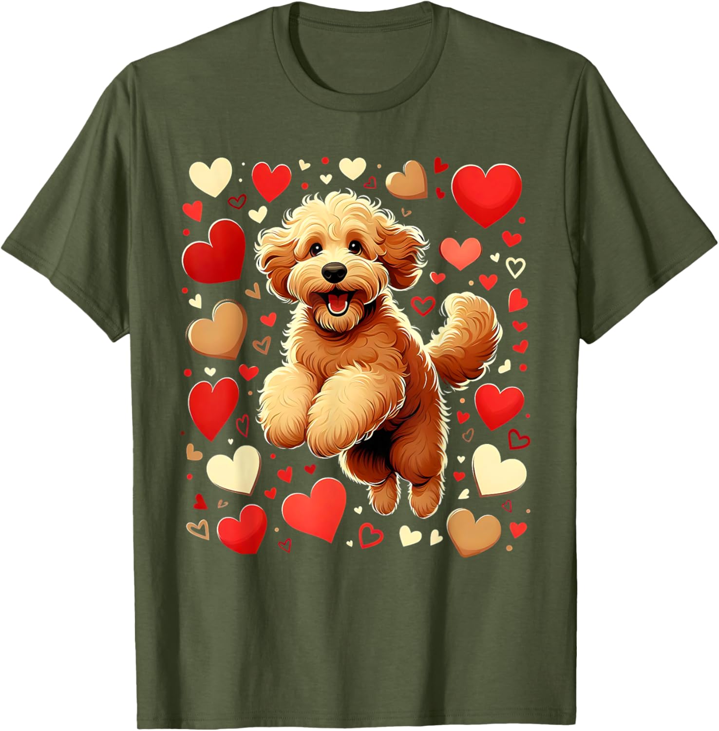 My Goldendoodle Is My Valentine Heartfelt Love T-Shirt for Dog Lovers - 9