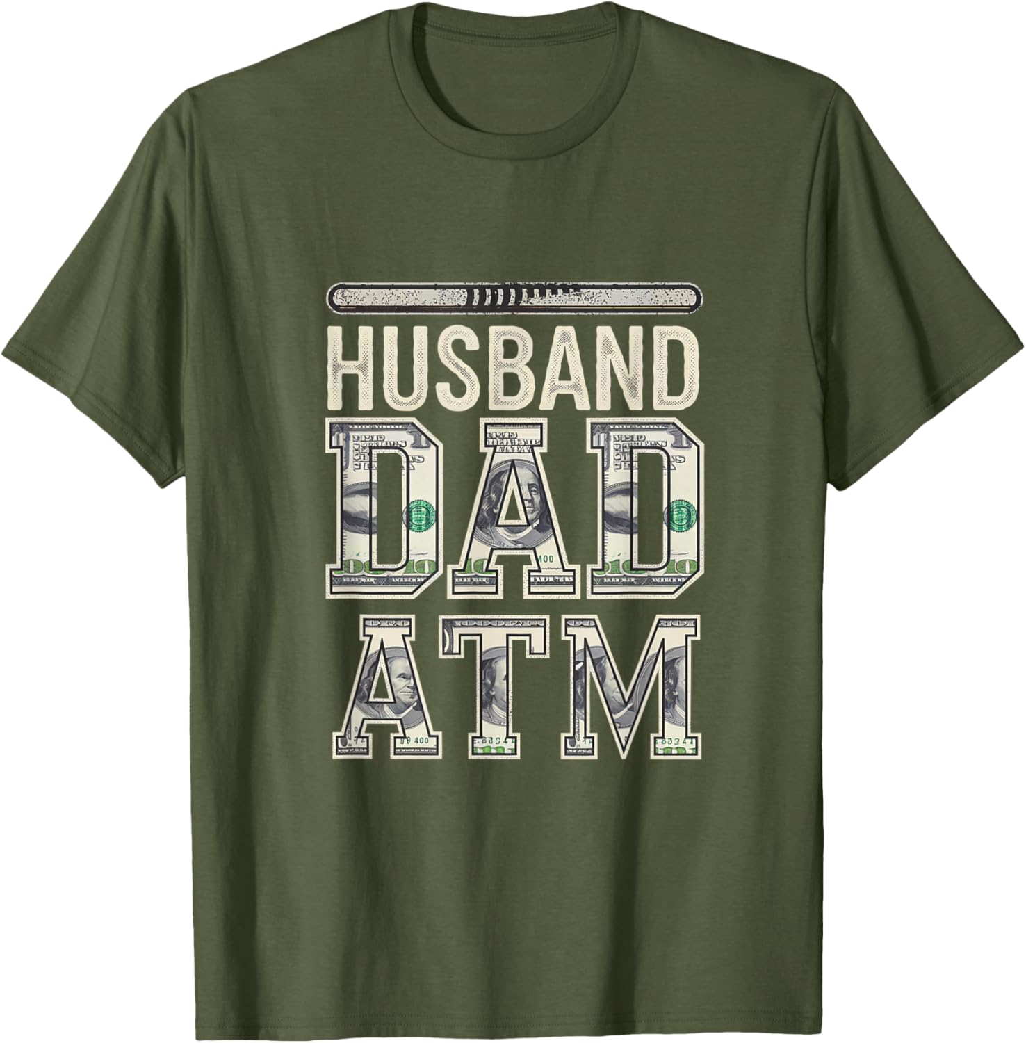 Husband Dad ATM Provider T-Shirt for Proud Fathers - Fun Fatherhood Gift - 13