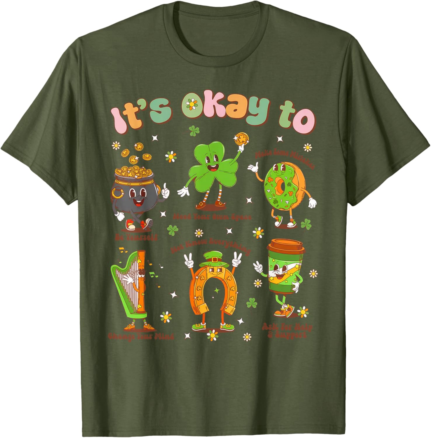 St Patrick's Day School Counselor Shamrock T-Shirt for Festive Fun - 12