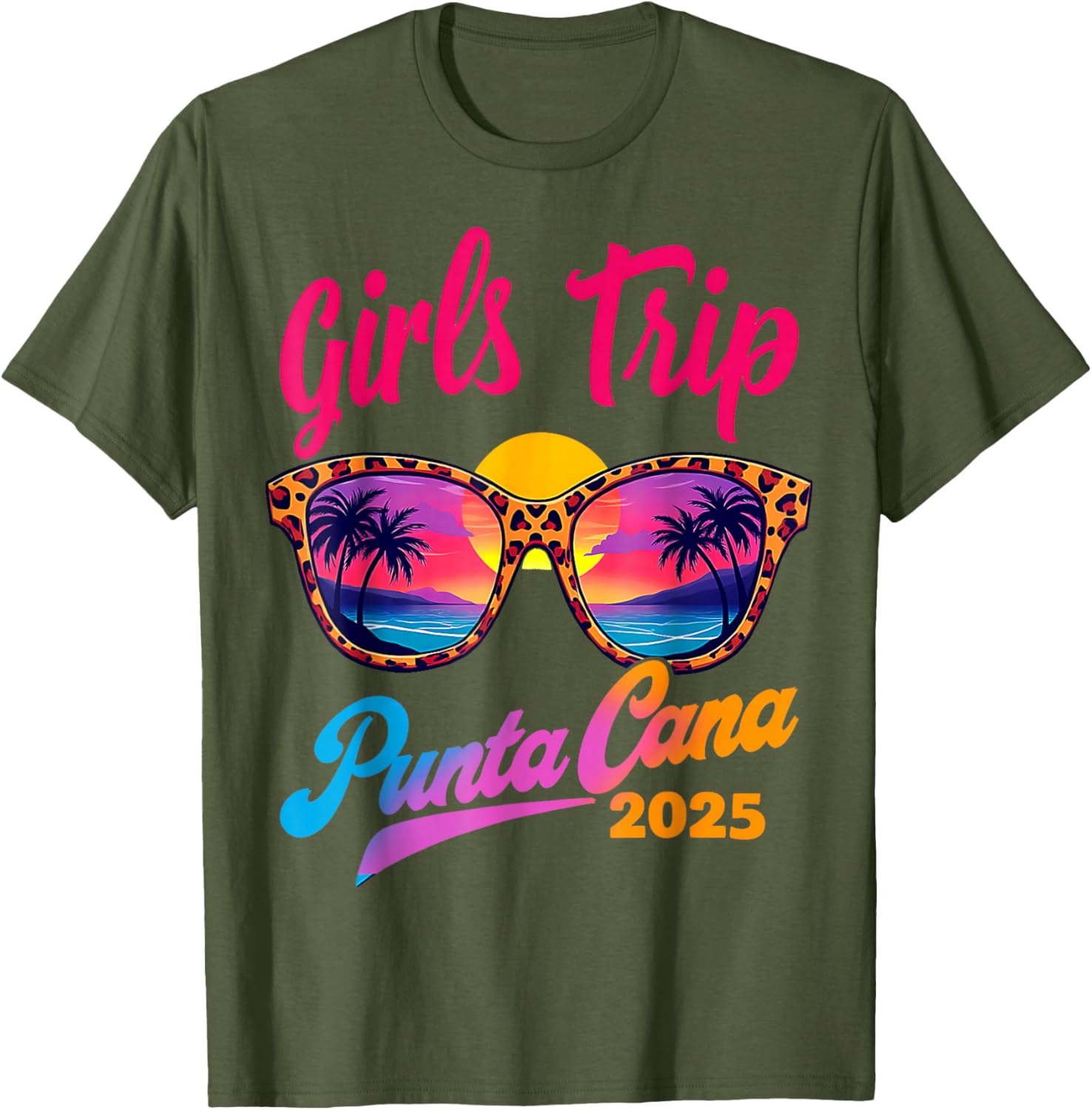 Girls Trip Punta Cana 2025 Matching Summer T-Shirt for Women - 18