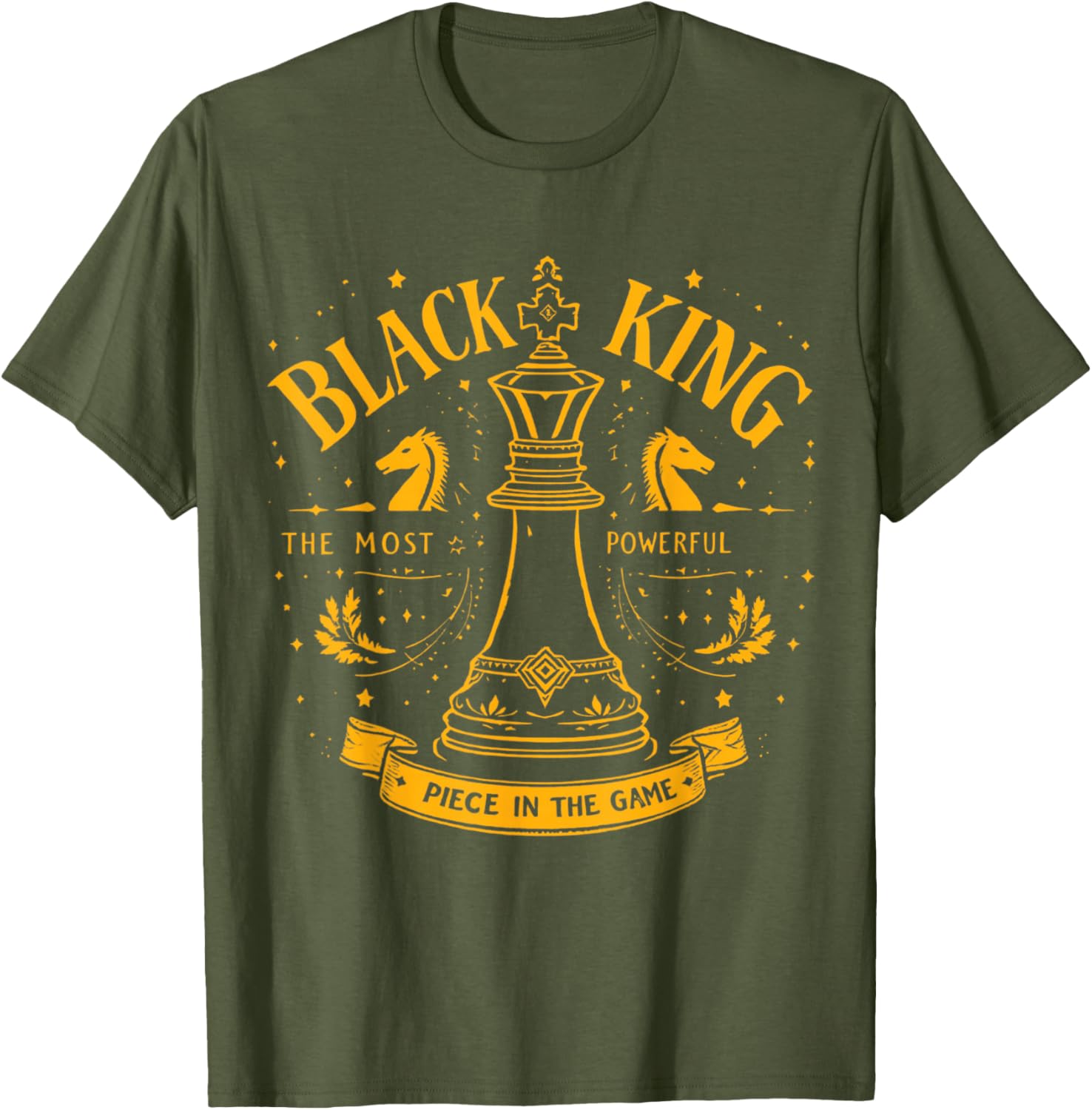 Black King T-Shirt - The Ultimate Chess Piece Apparel for Gamers - 11