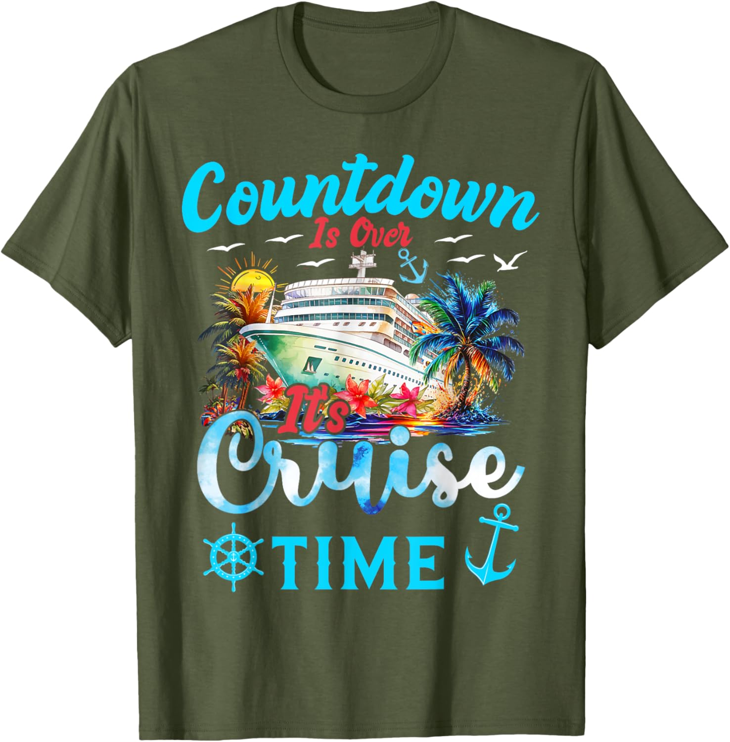 Cruise Time T-Shirt for Men and Women - Fun Countdown Graphic Tee - 2