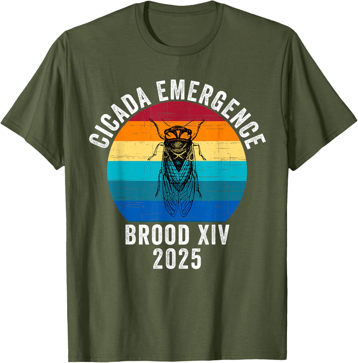 Cicada Emergence Brood XIV 2025 Funny T-Shirt for Nature Lovers - 21