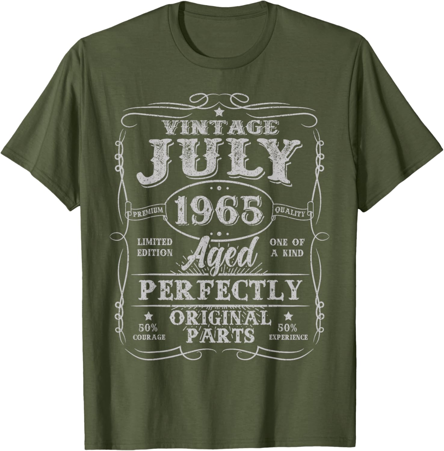 Vintage 1965 Retro 60th Birthday T-Shirt for Men and Women - 9