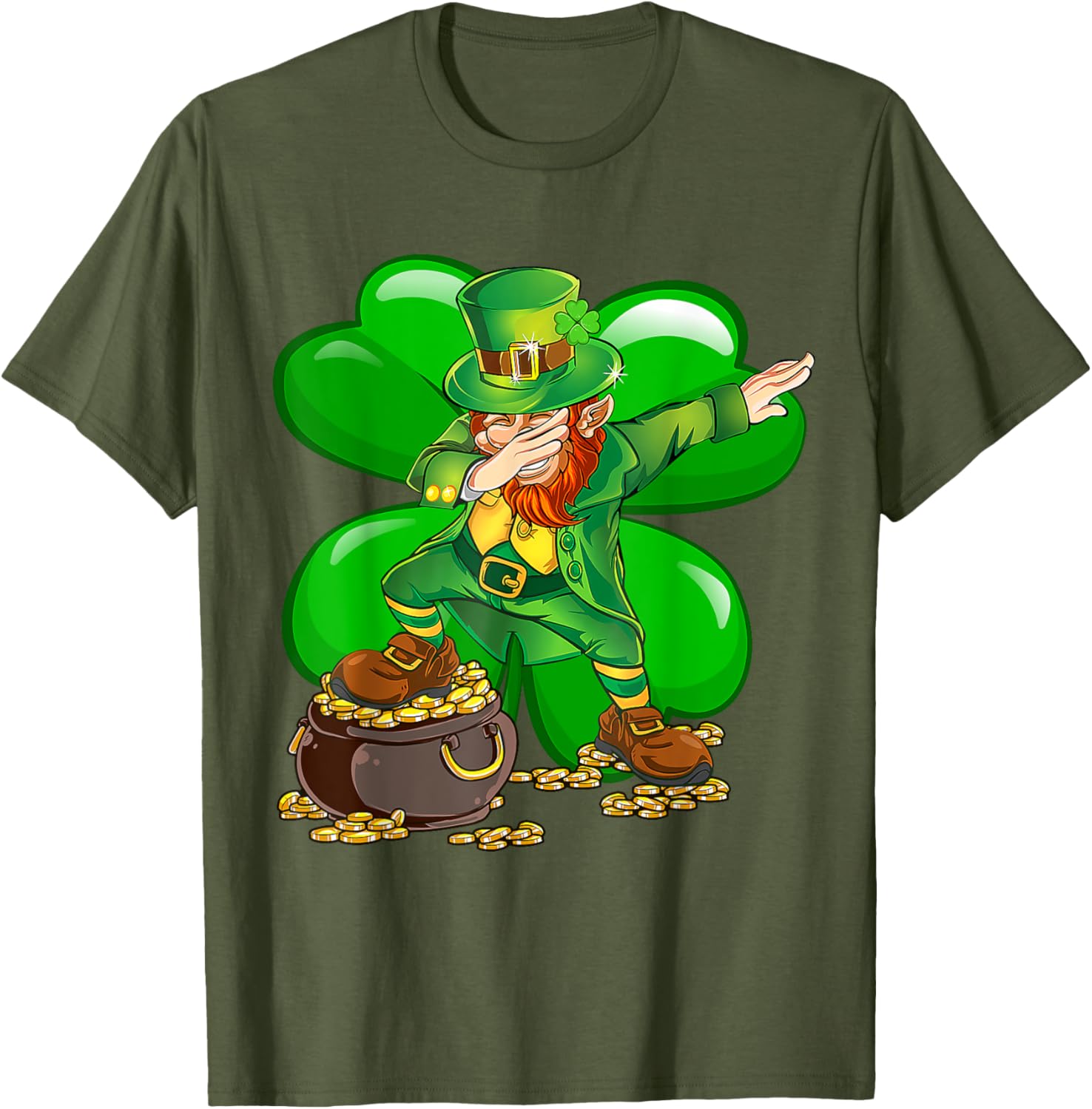 Dabbing Leprechaun T-Shirt for St Patrick's Day Fun for Everyone - 23
