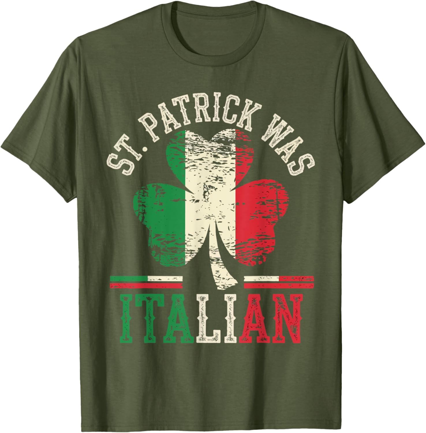 Men's St. Patrick's Day T-Shirt for Italian Women's Fun Celebrations - 1